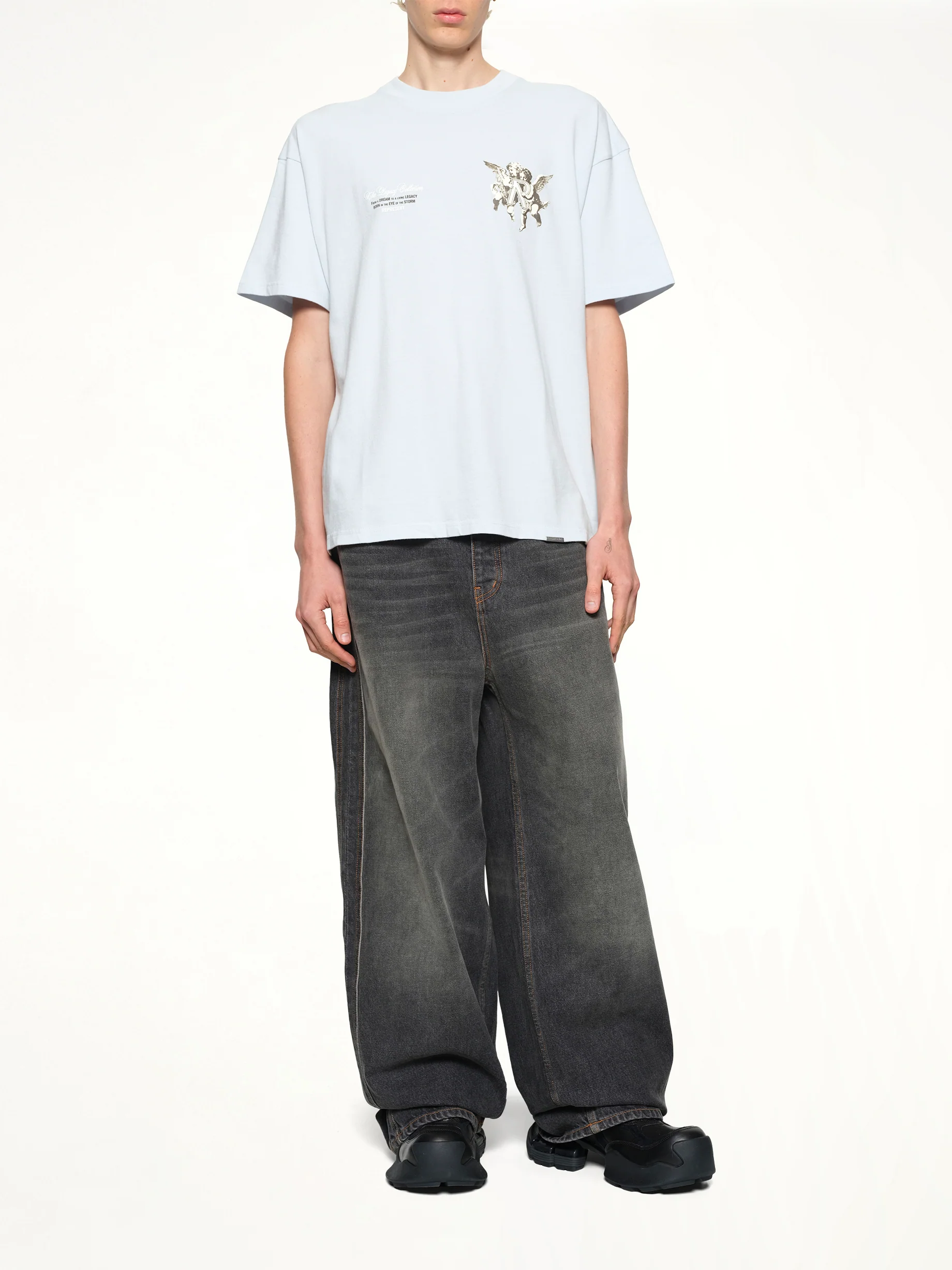 Represent Legacy Cherubs T-Shirt in Cloud - Image 4
