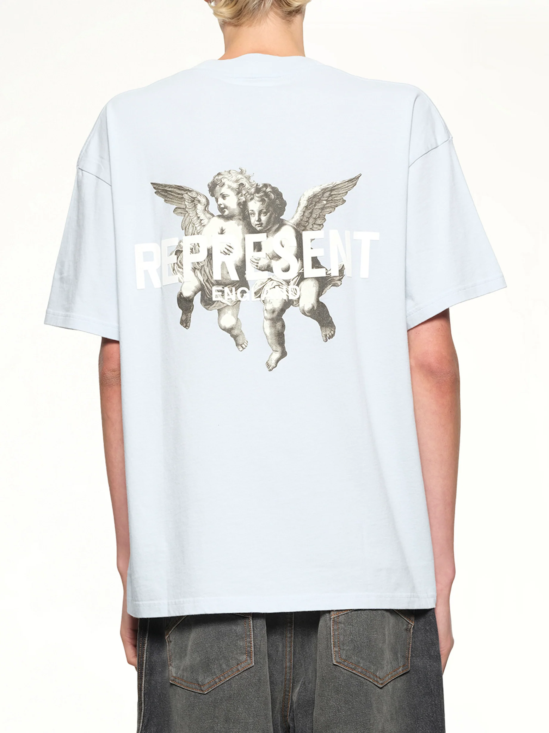 Represent Legacy Cherubs T-Shirt in Cloud - Image 5