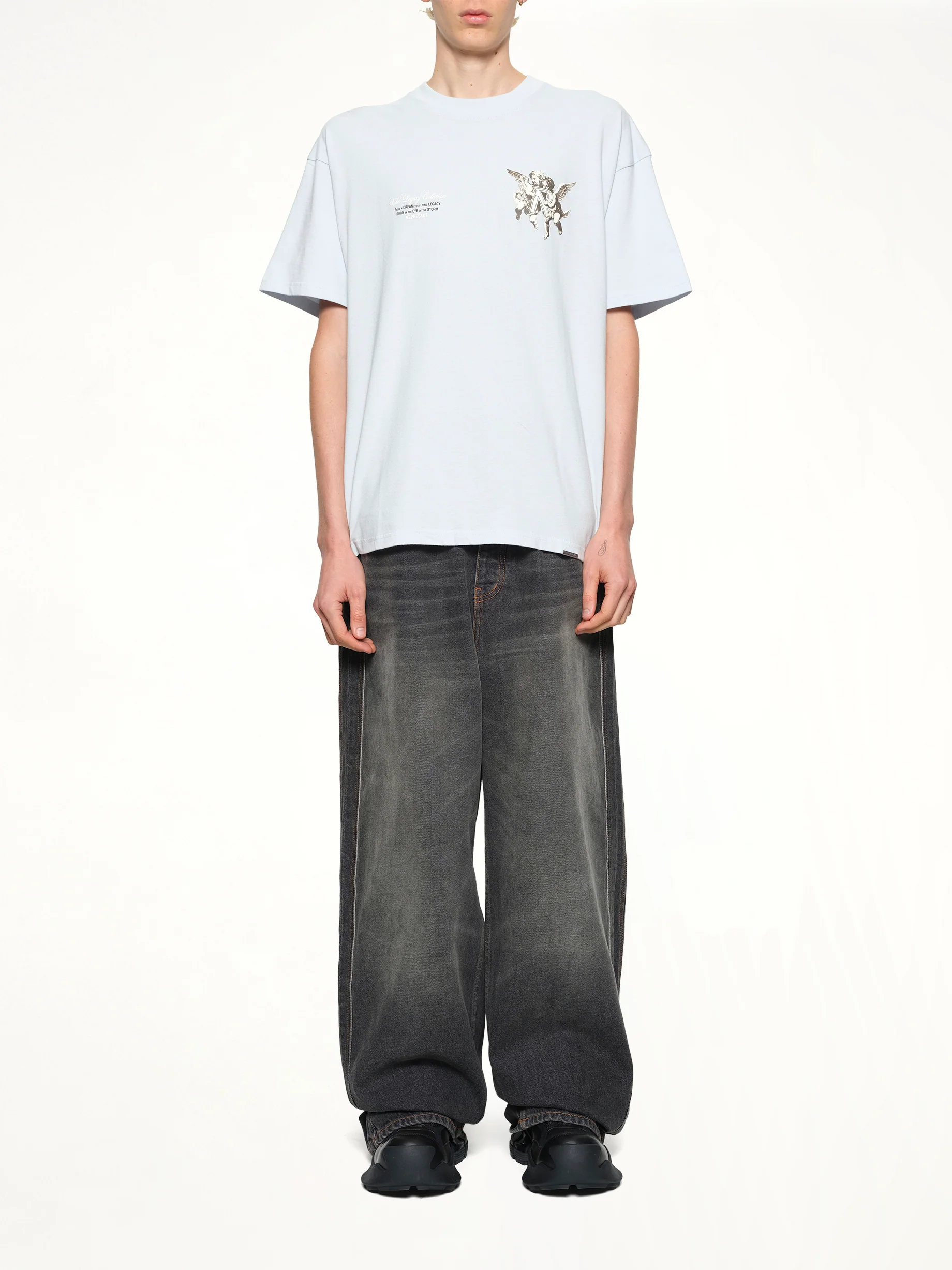 Represent Legacy Cherubs T-Shirt in Cloud - Image 7