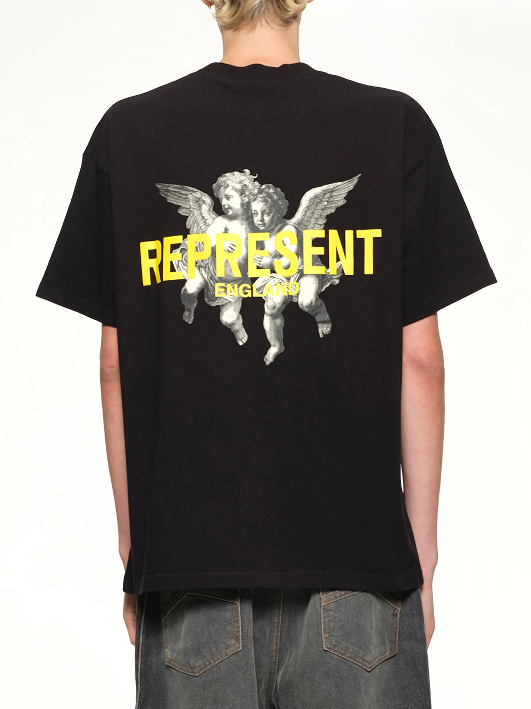Represent Legacy Cherubs T-Shirt in Jet Black - Image 5