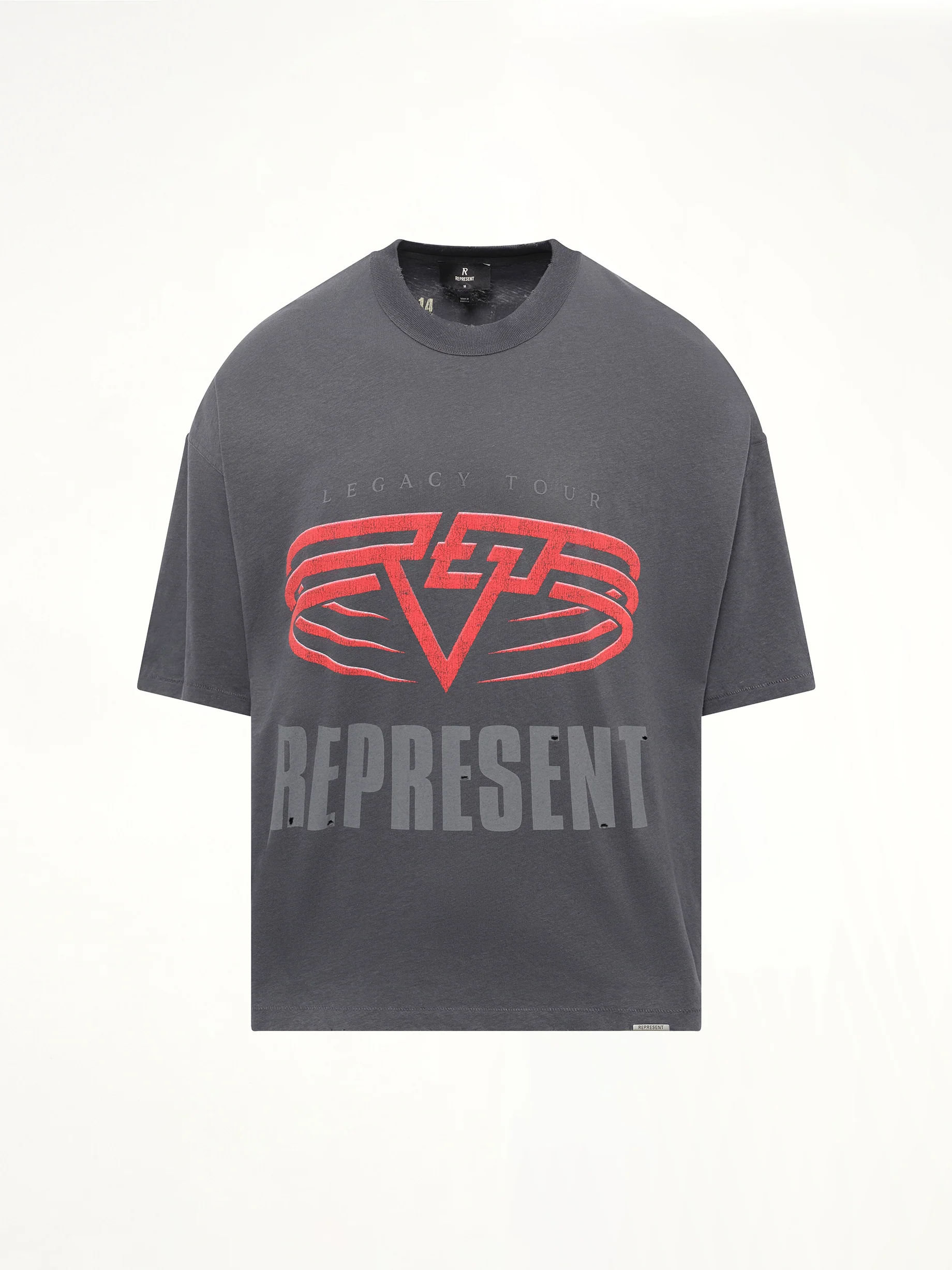 Represent Living Legacy T-Shirt in Sun Fade Grey - Image 2