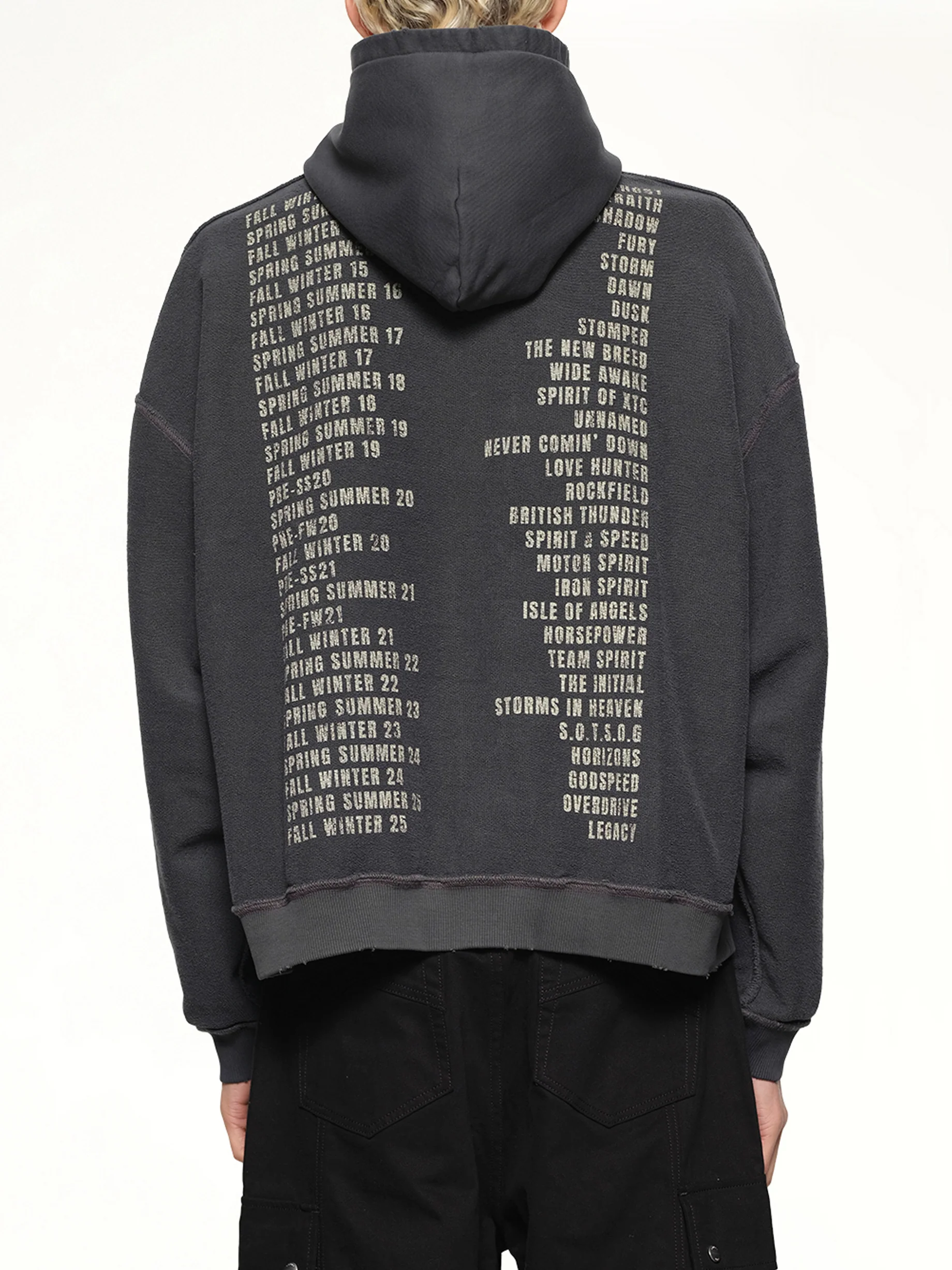Represent Living Legacy Tour Hoodie in Sun Fade Grey - Image 12