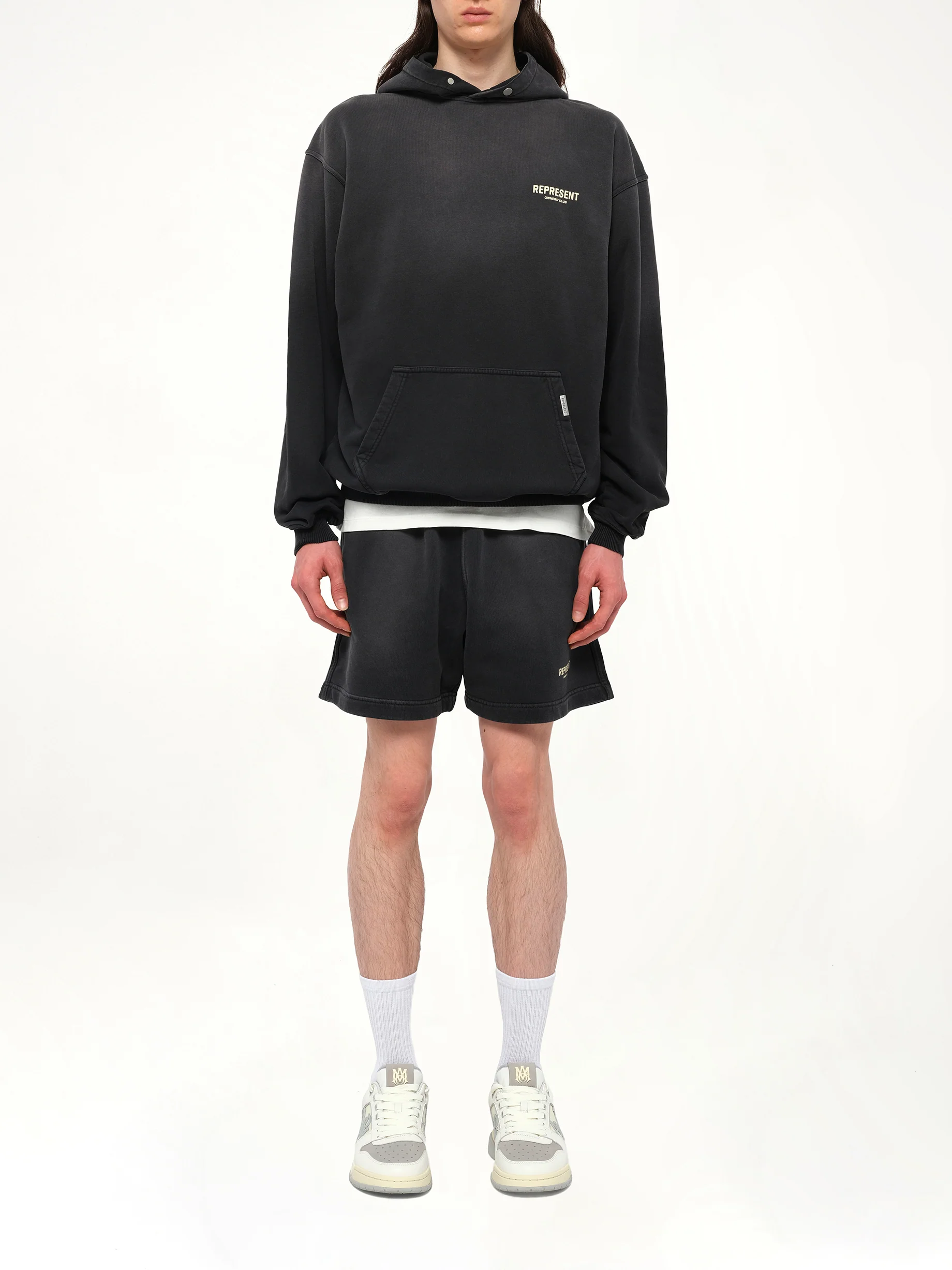 Represent Owners Club Hoodie in Aged Black - Image 7