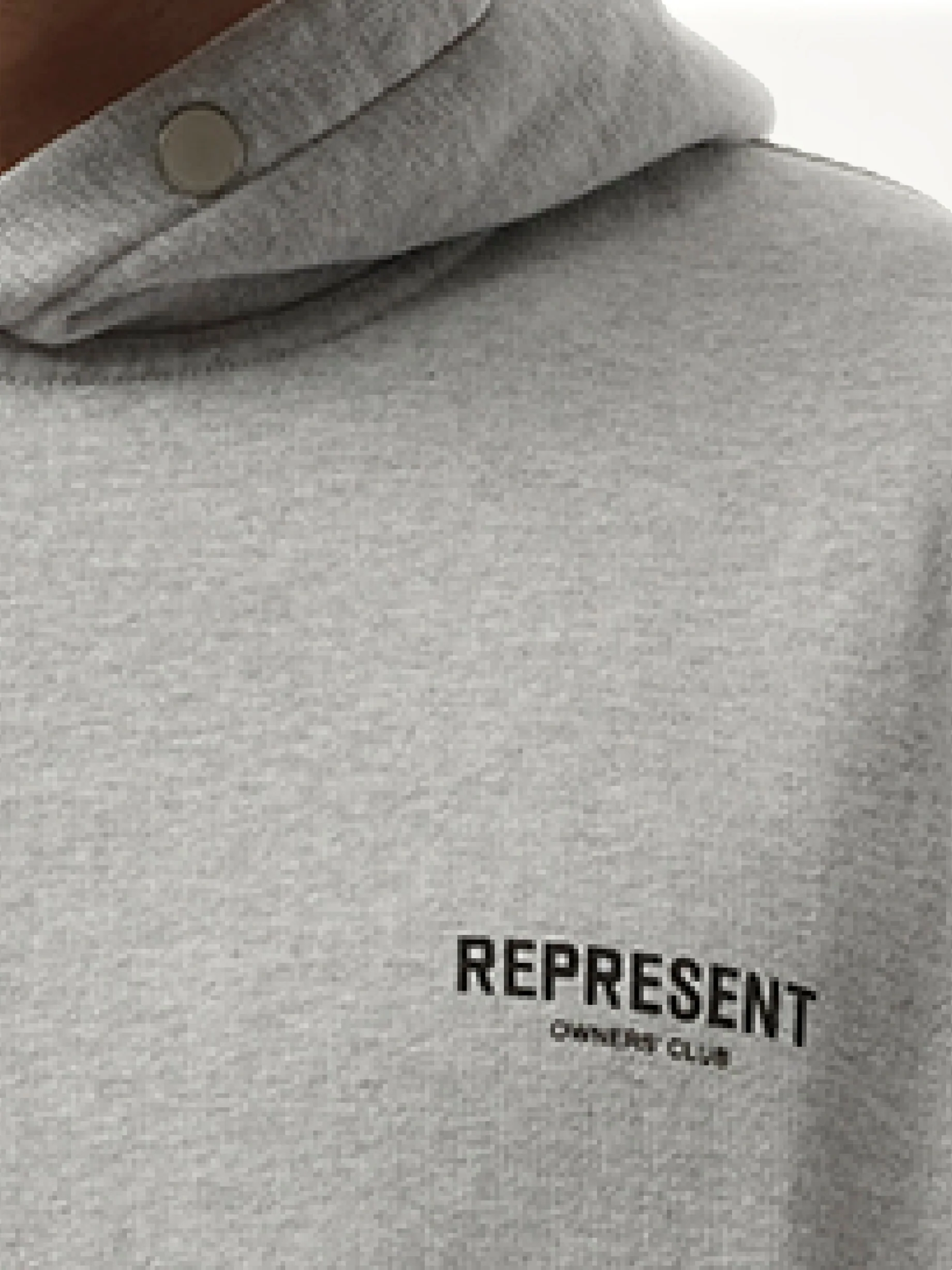 Represent Owners Club Hoodie in Ash Grey - Image 3