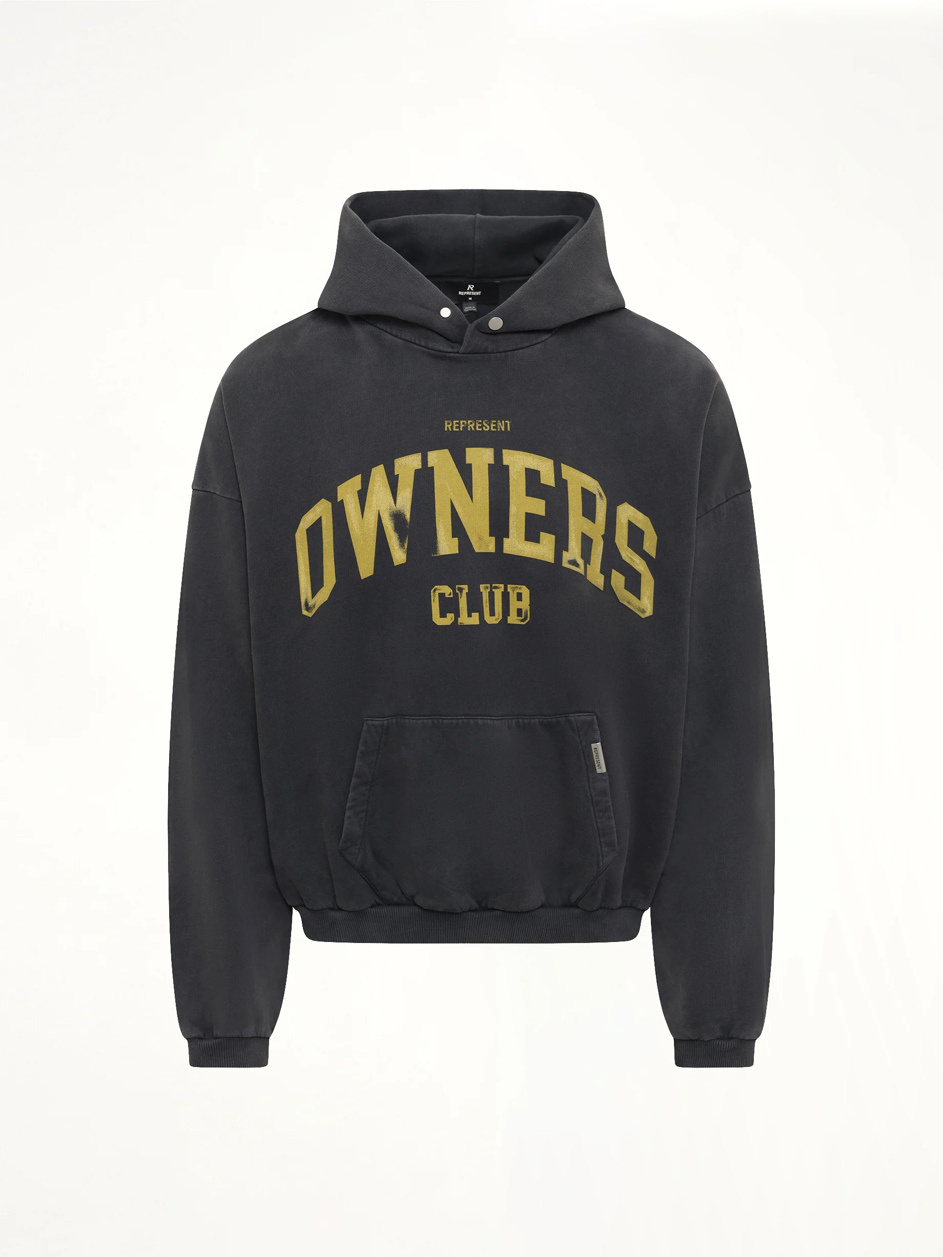 Represent Owners Club Hoodie in Faded Black - Image 2
