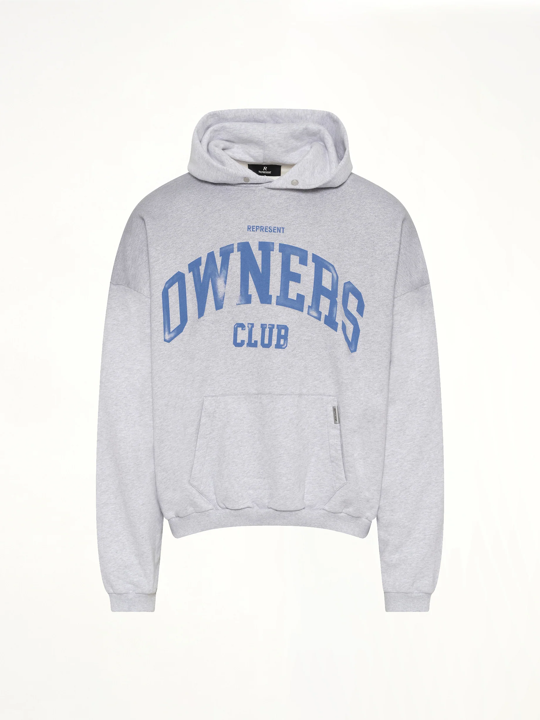 Represent Owners Club Hoodie in Sprayed Ice Grey Marl - Image 2