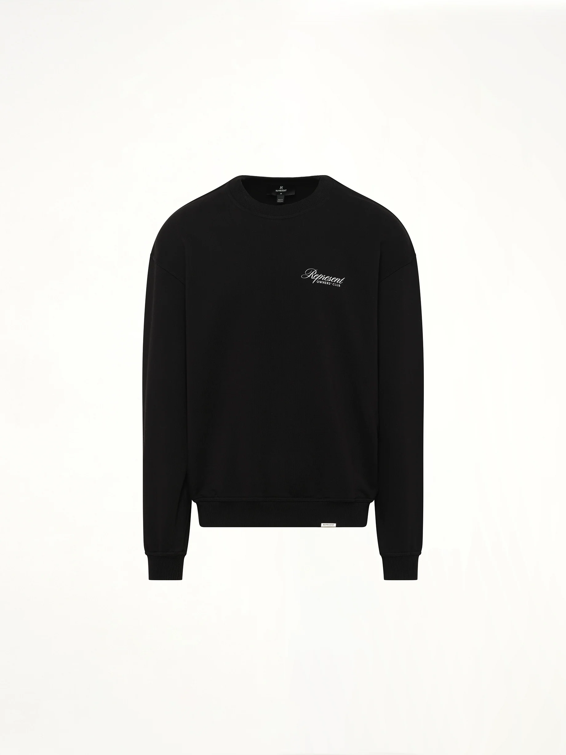 Represent Owners Club Script Sweater in Black - Image 2