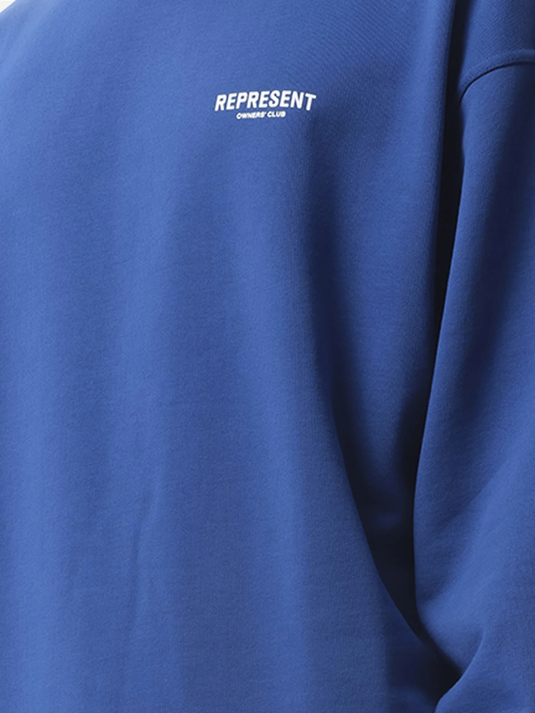 Represent Owners Club Sweater in Cobalt Blue - Image 3