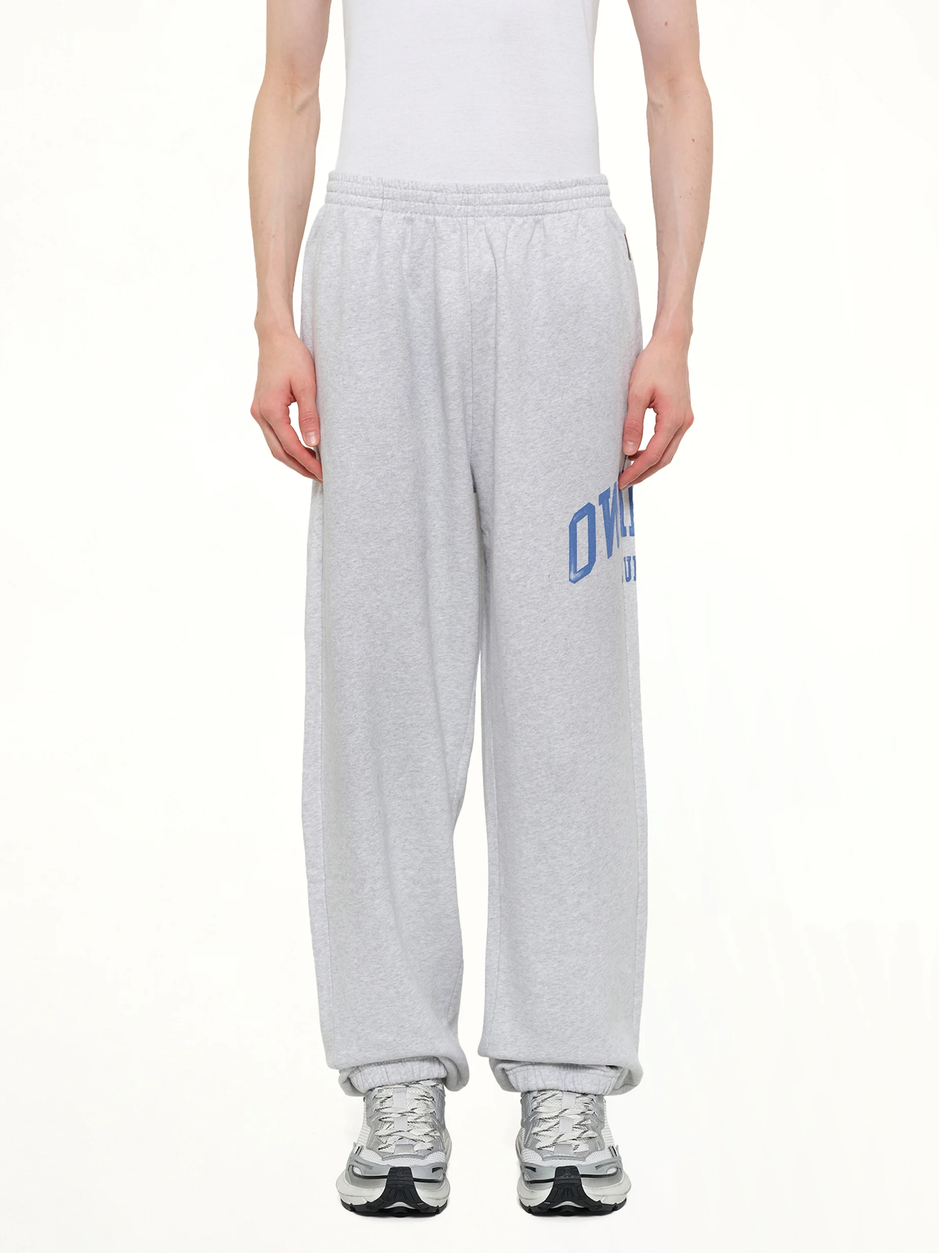 Represent Owners Club Sweatpant in Sprayed Ice Grey Marl