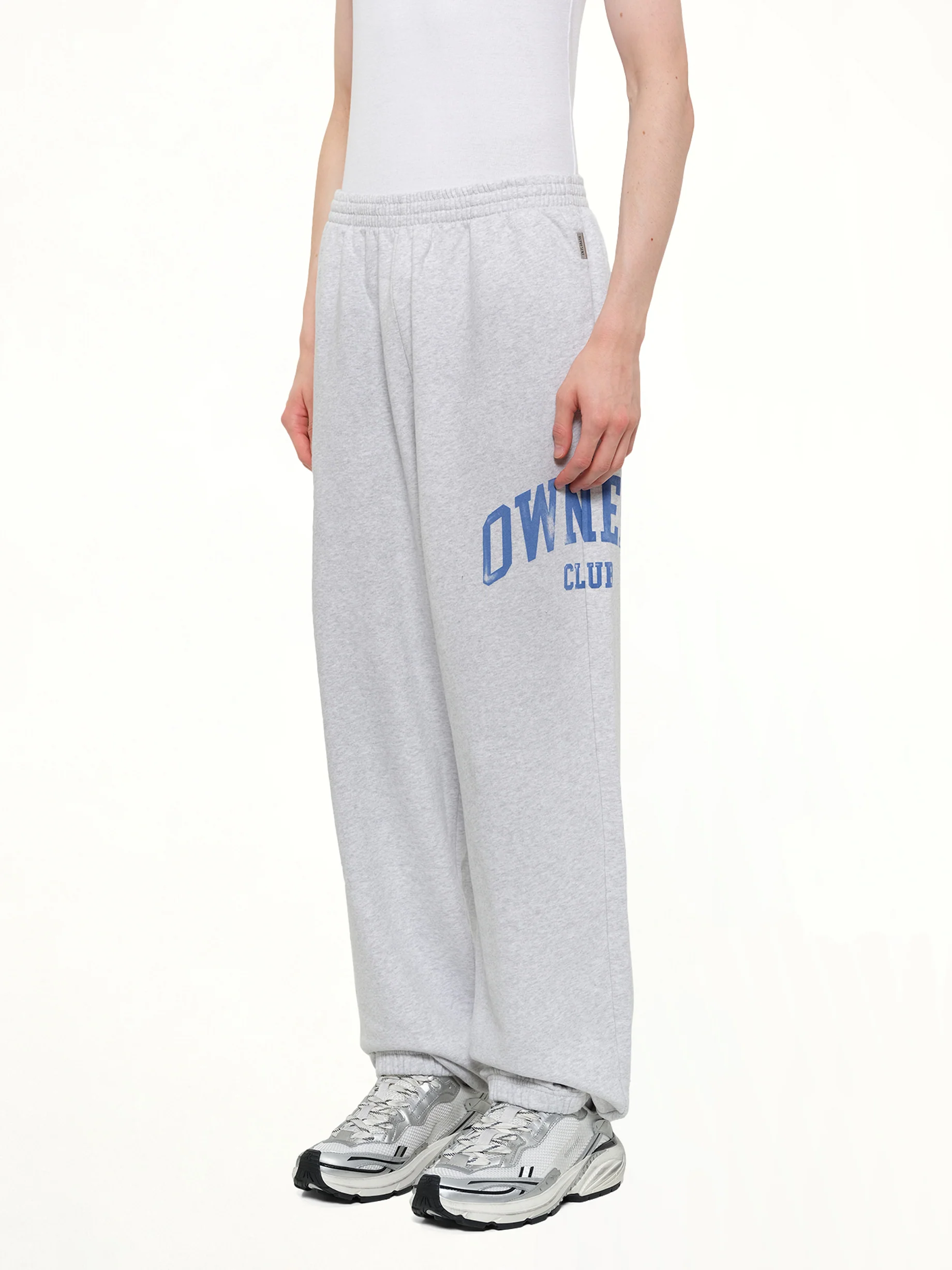 Represent Owners Club Sweatpant in Sprayed Ice Grey Marl - Image 3