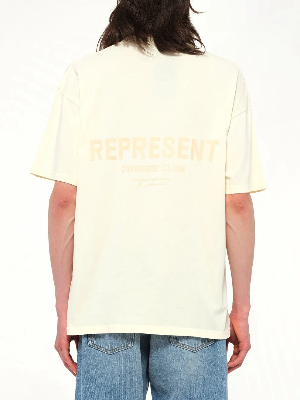 Represent Owners Club T-Shirt in Buttercream - Image 5
