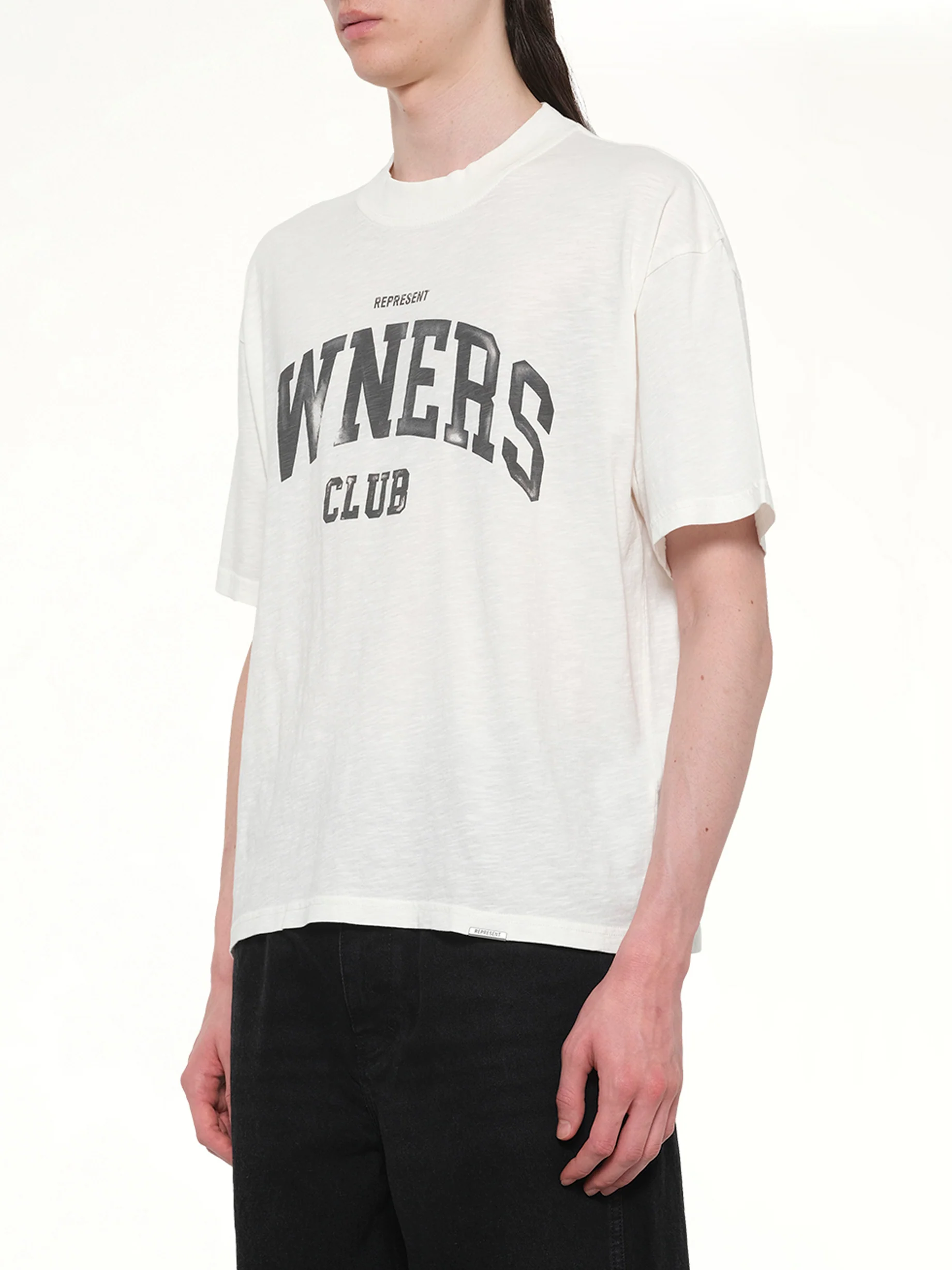 Represent Owners Club T-Shirt in Flat White - Image 3