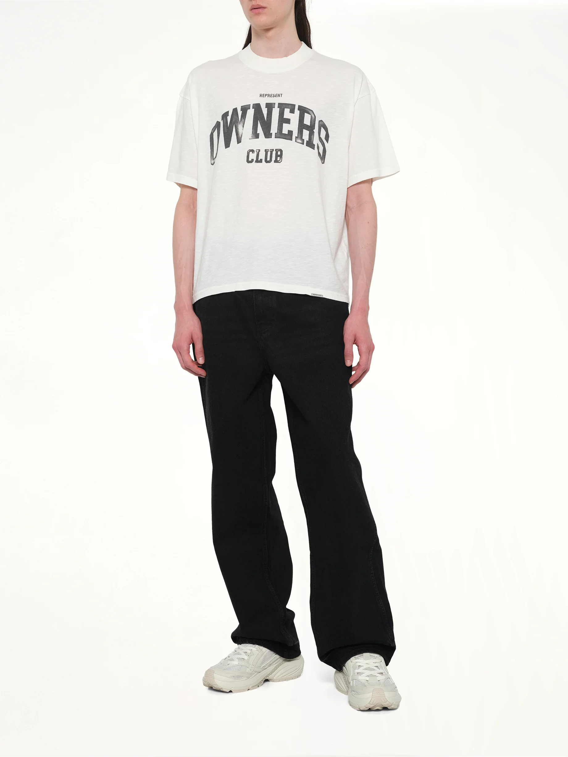 Represent Owners Club T-Shirt in Flat White - Image 4