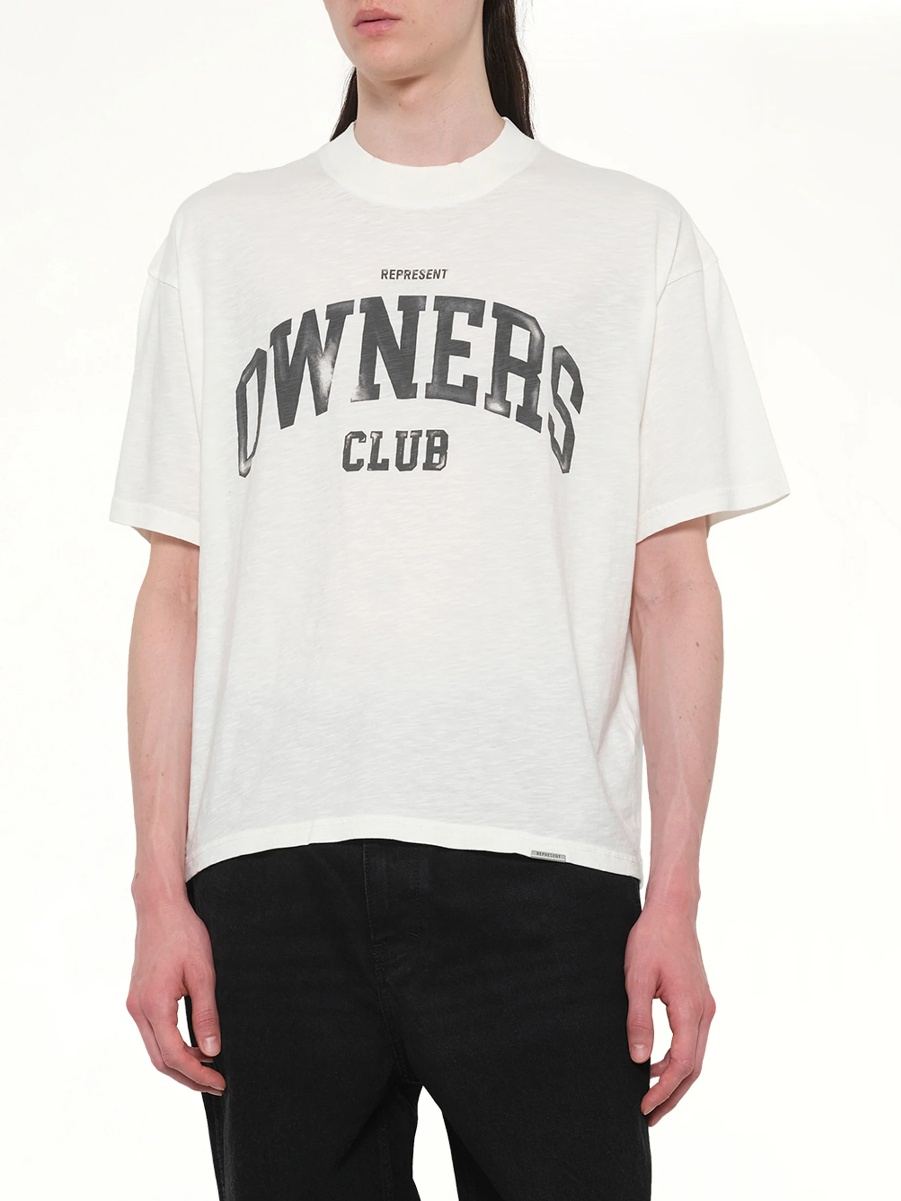 Represent Owners Club T-Shirt in Flat White - Image 6