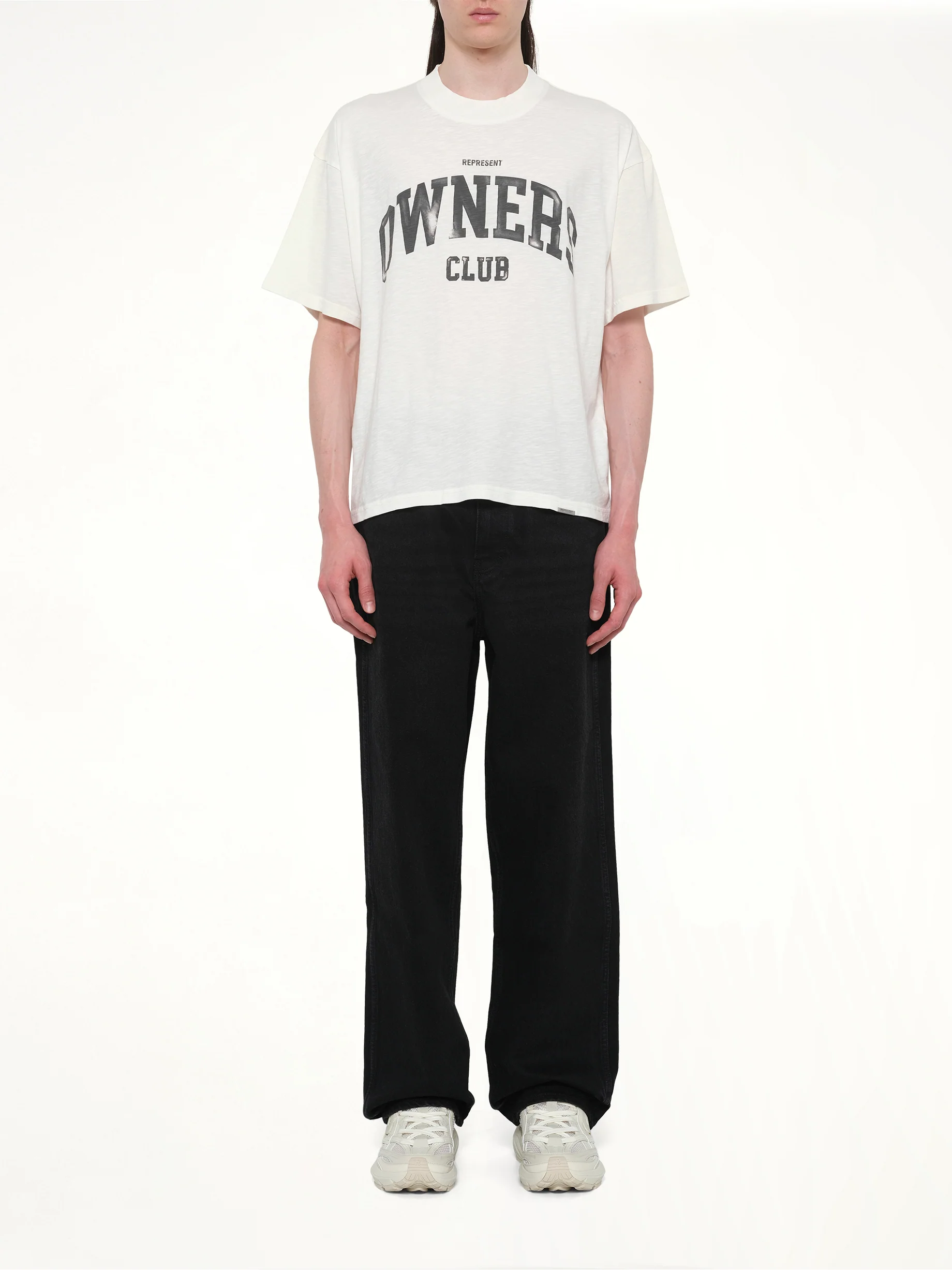 Represent Owners Club T-Shirt in Flat White - Image 7