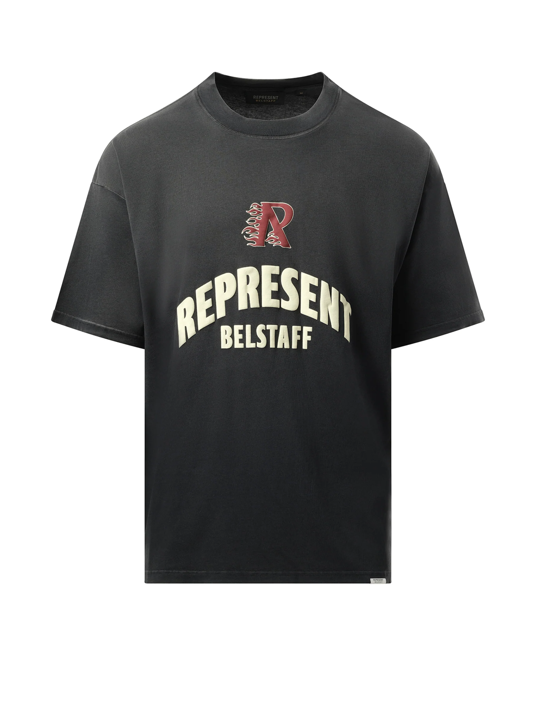 Represent X Belstaff Flame Phoenix T-Shirt in Shadow - Image 2