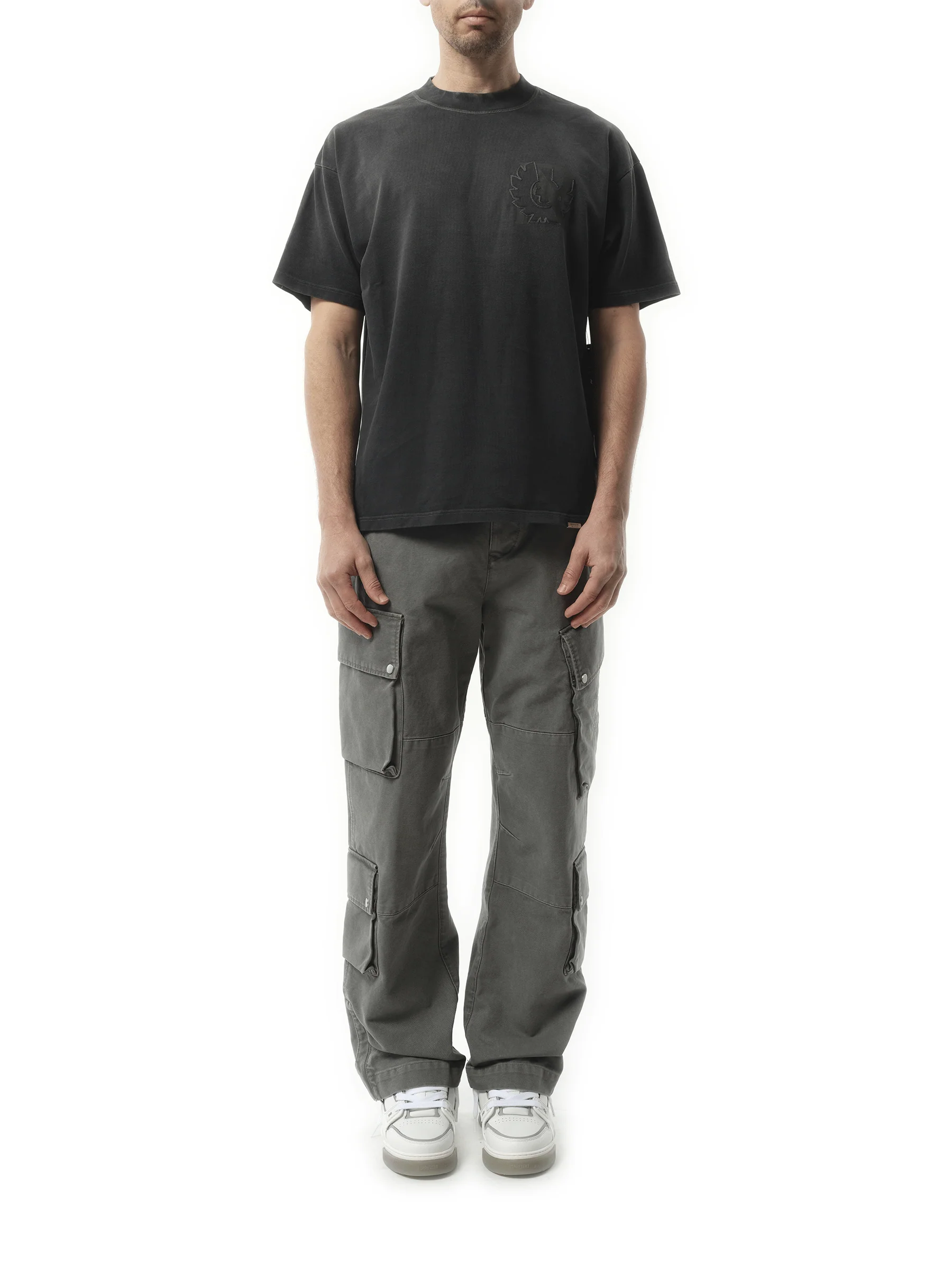 Represent X Belstaff Outline Pheonix T-Shirt in Shadow - Image 4