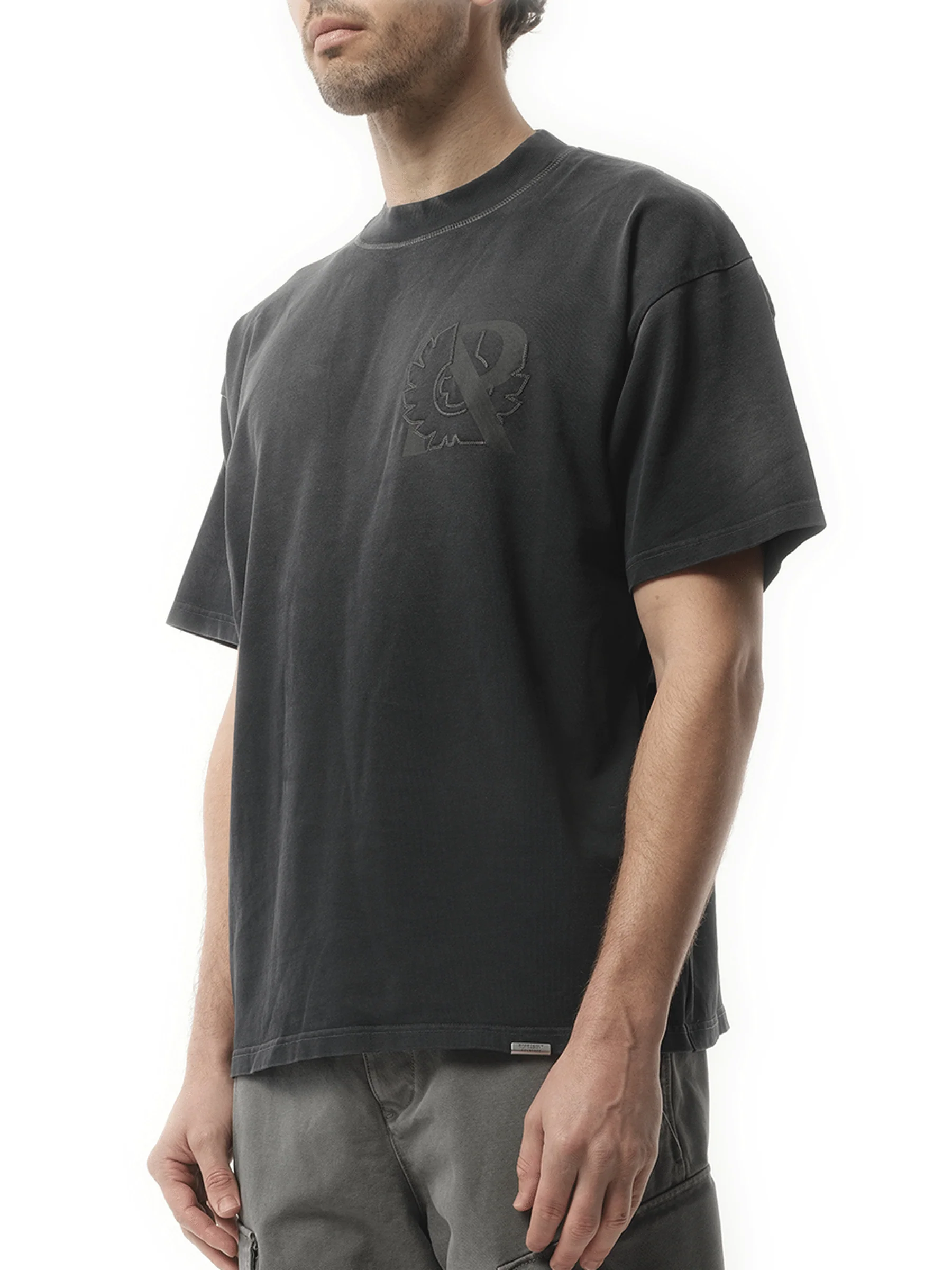 Represent X Belstaff Outline Pheonix T-Shirt in Shadow - Image 5
