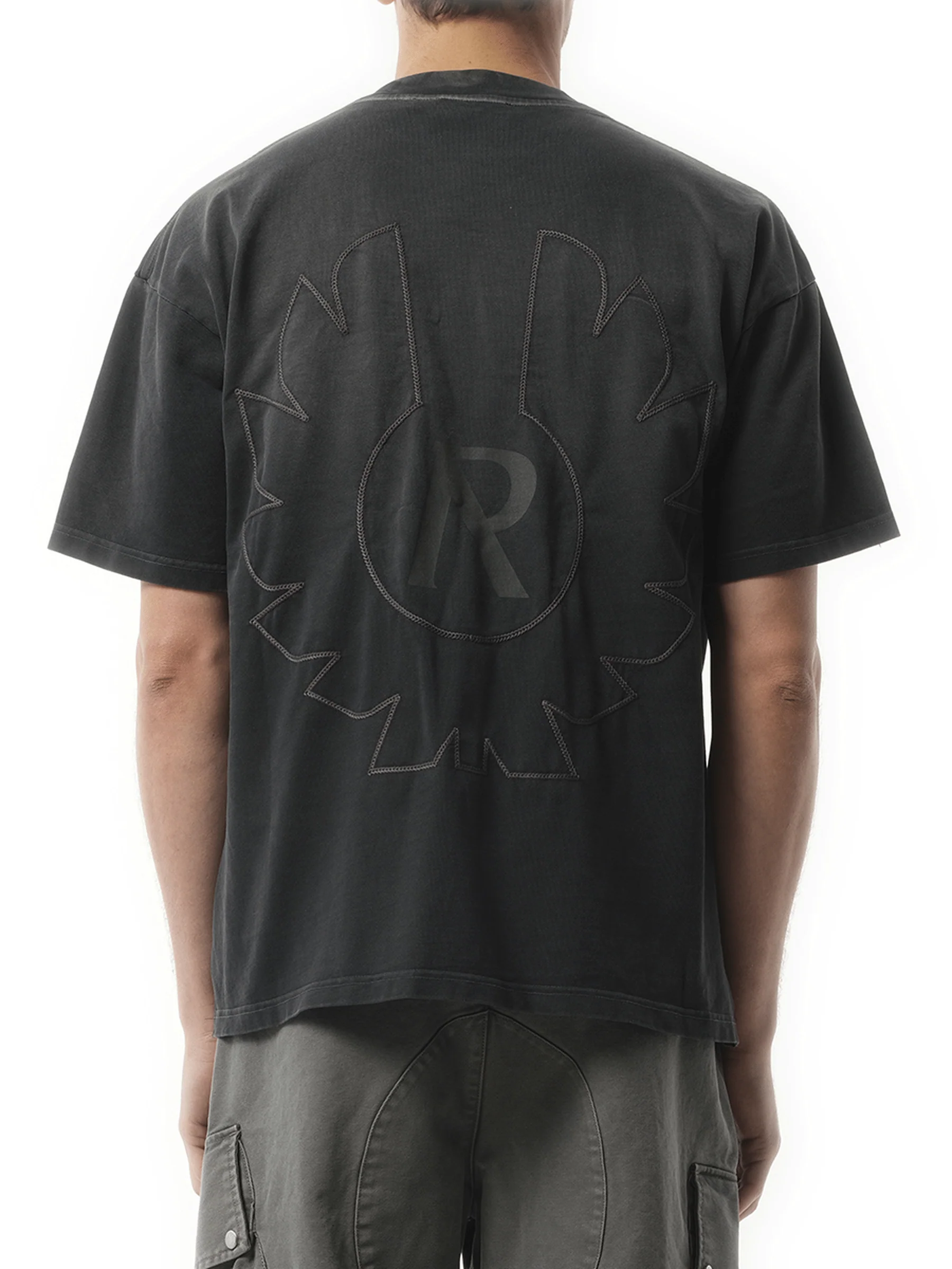 Represent X Belstaff Outline Pheonix T-Shirt in Shadow - Image 6