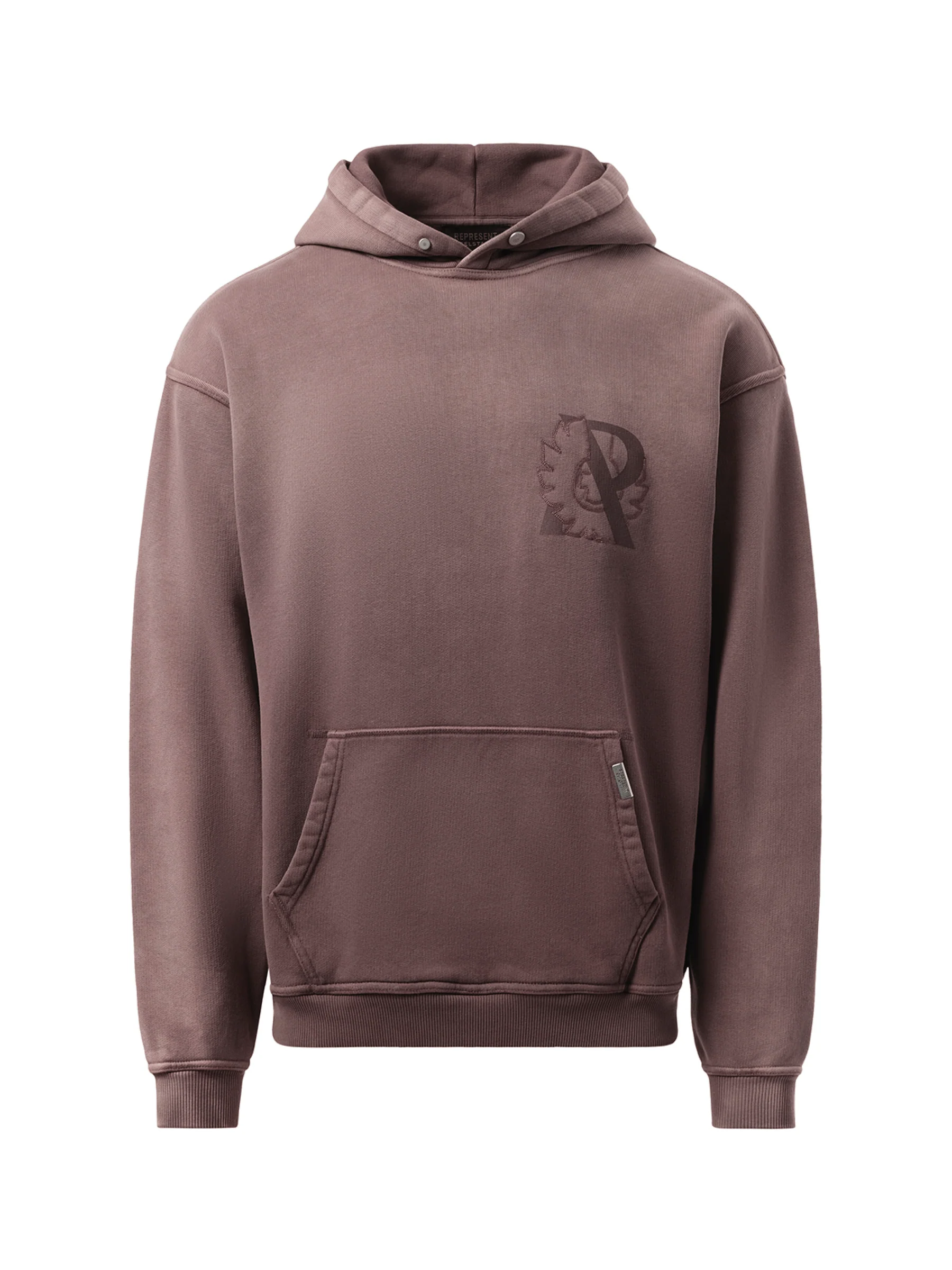 Represent X Belstaff Outline Phoenix Hoodie in Plum - Image 2