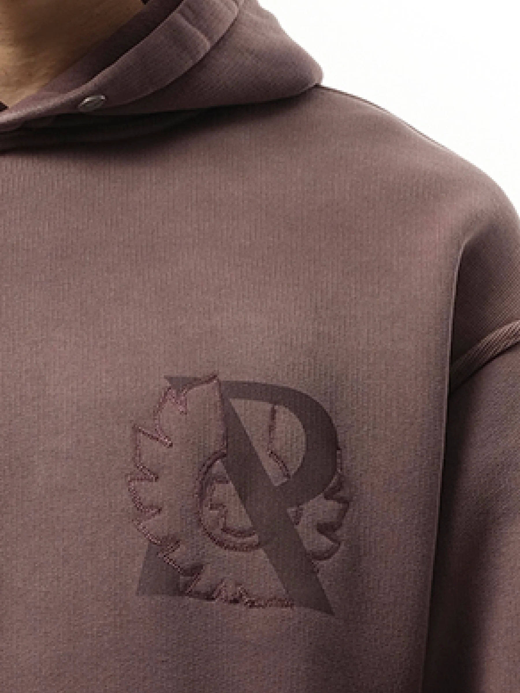 Represent X Belstaff Outline Phoenix Hoodie in Plum - Image 3