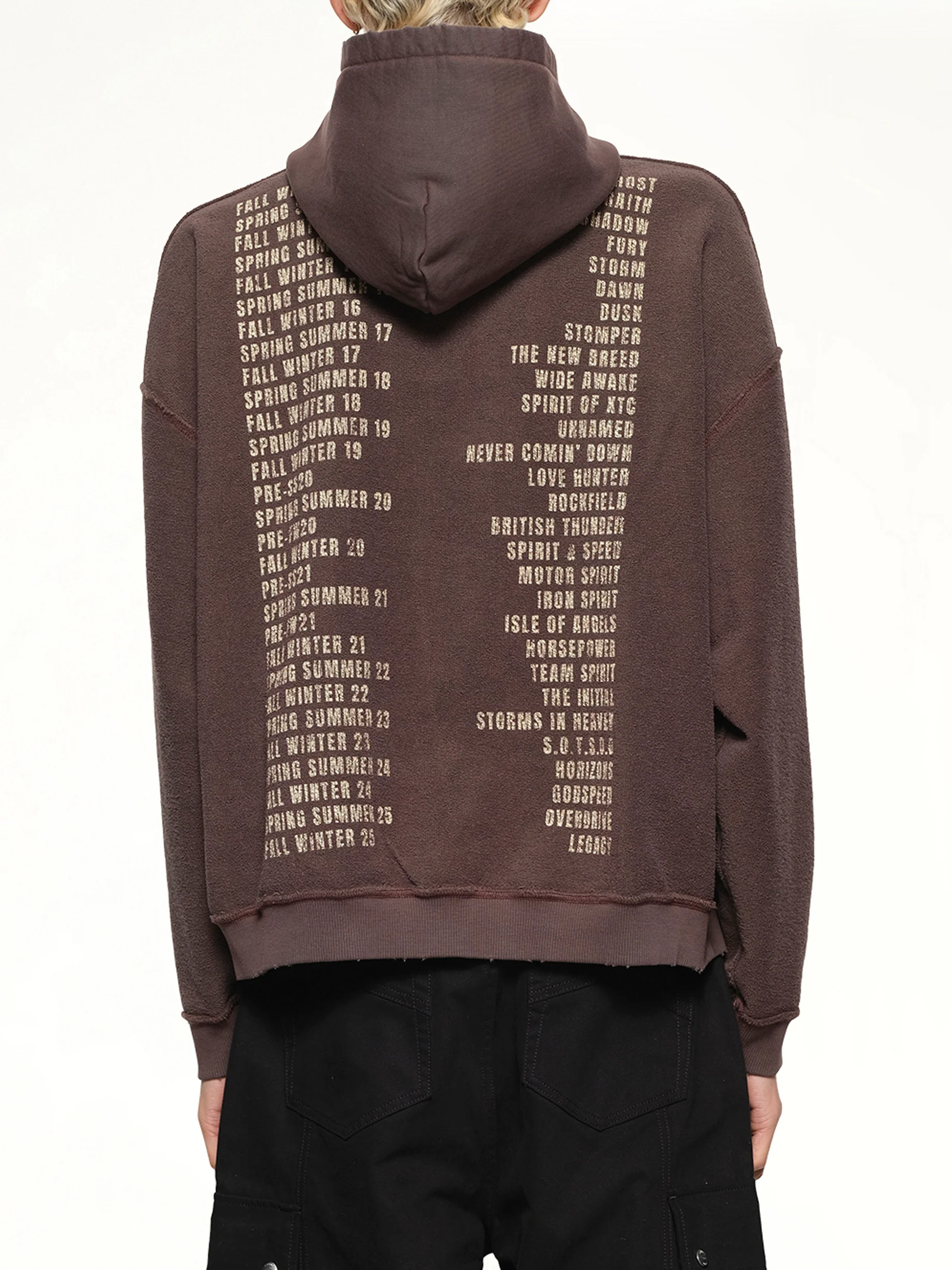 Reversible Living Legacy Falcon Hoodie in Nero - Image 12