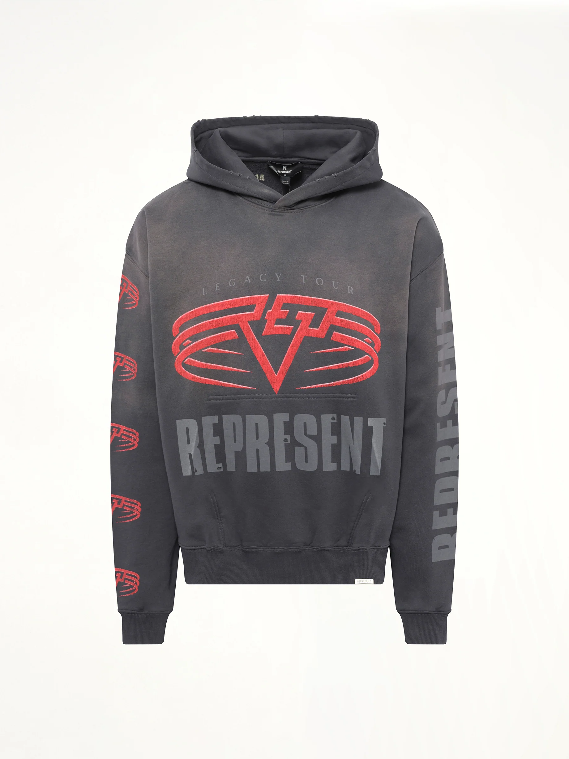 Reversible Living Legacy Falcon Hoodie in Sun Fade Grey - Image 2