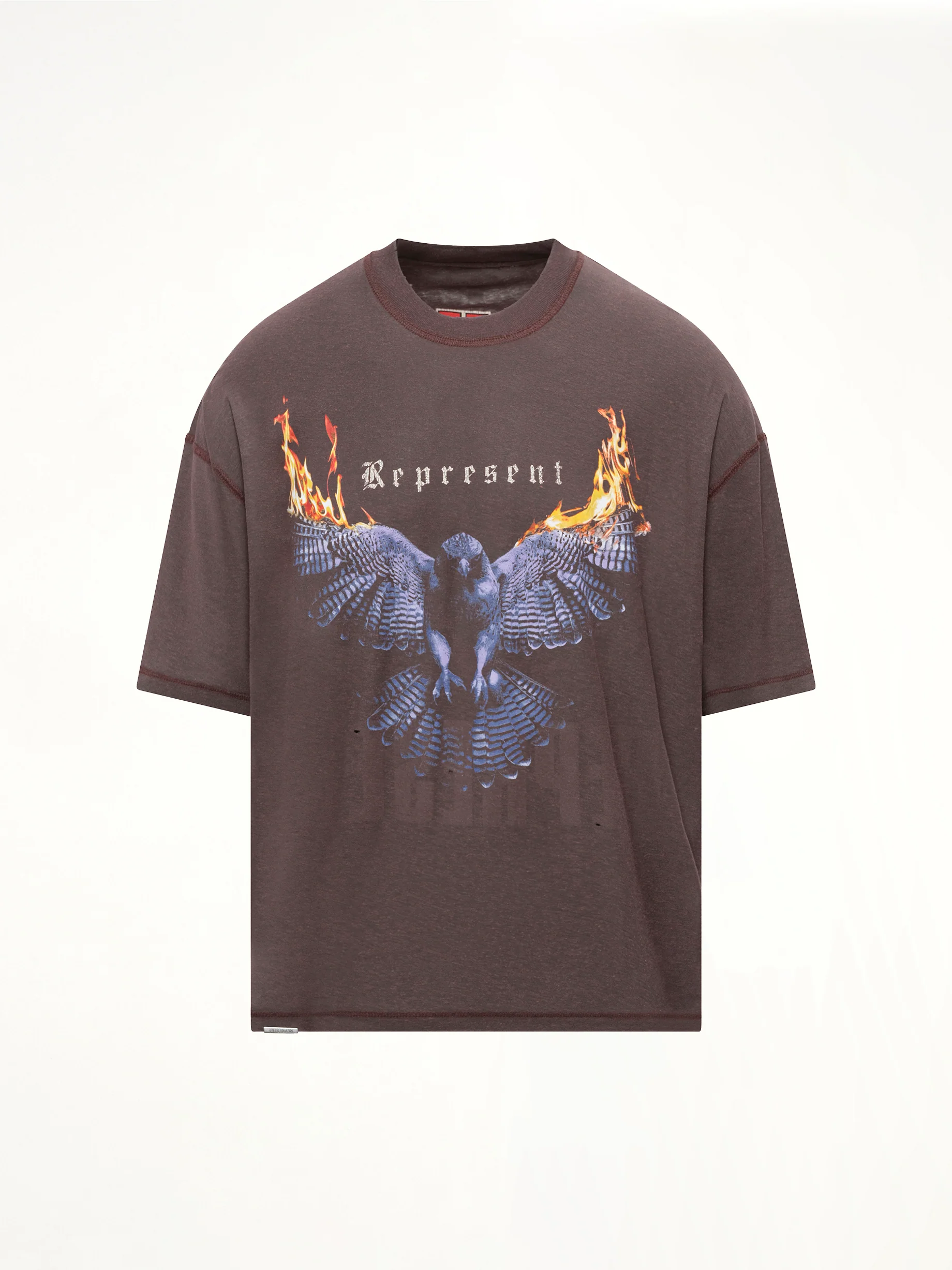 Reversible Living Legacy Falcon T-Shirt in Nero - Image 9
