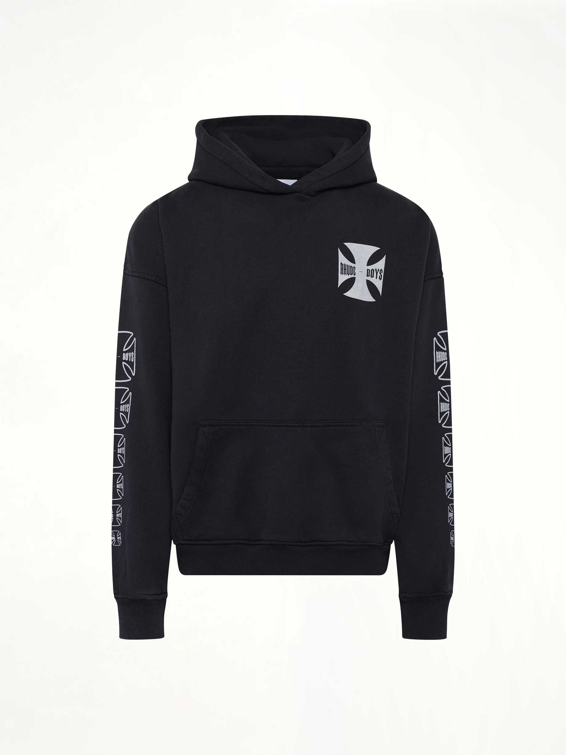 Rhude Boys Hoodie in Vintage Black - Image 2