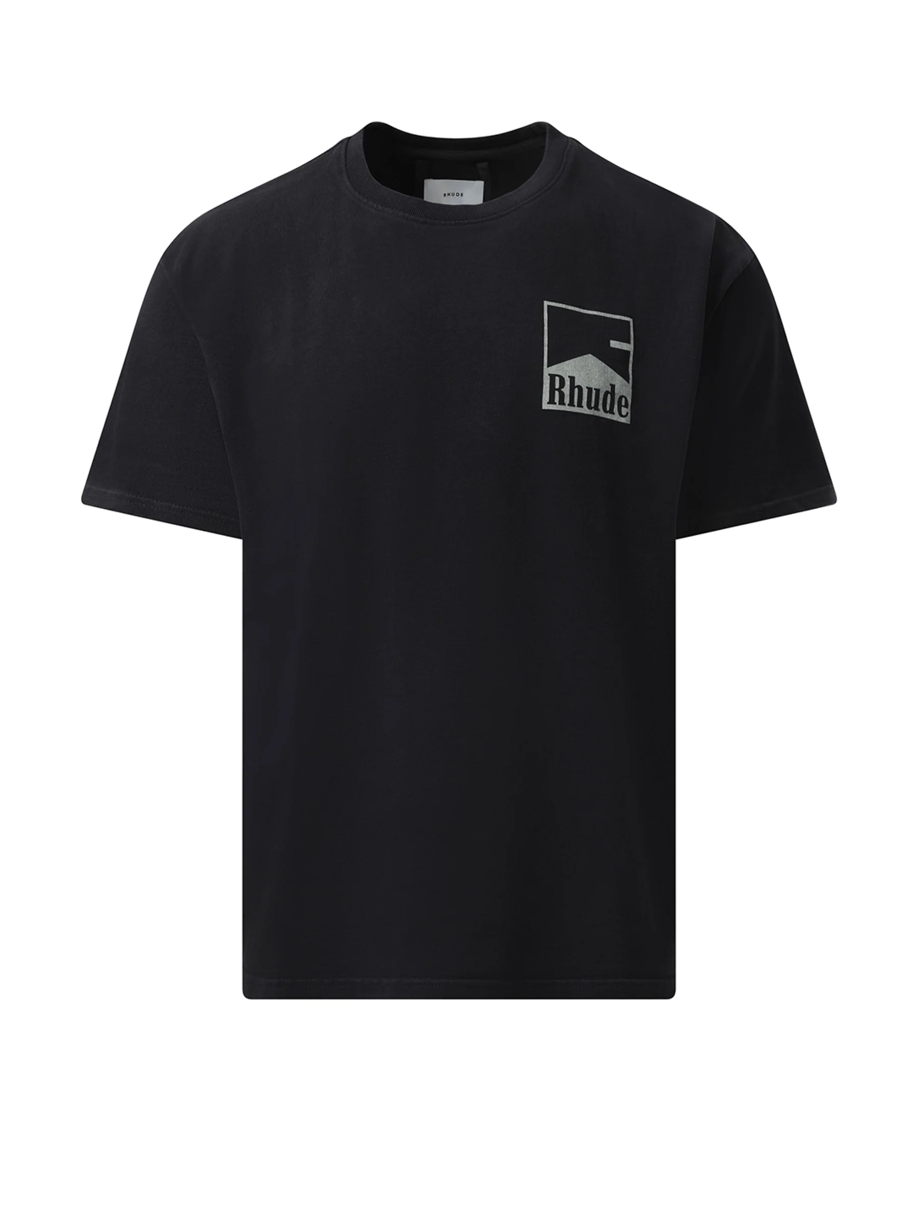 Rhude Chevron T-Shirt in Vintage Black - Image 2