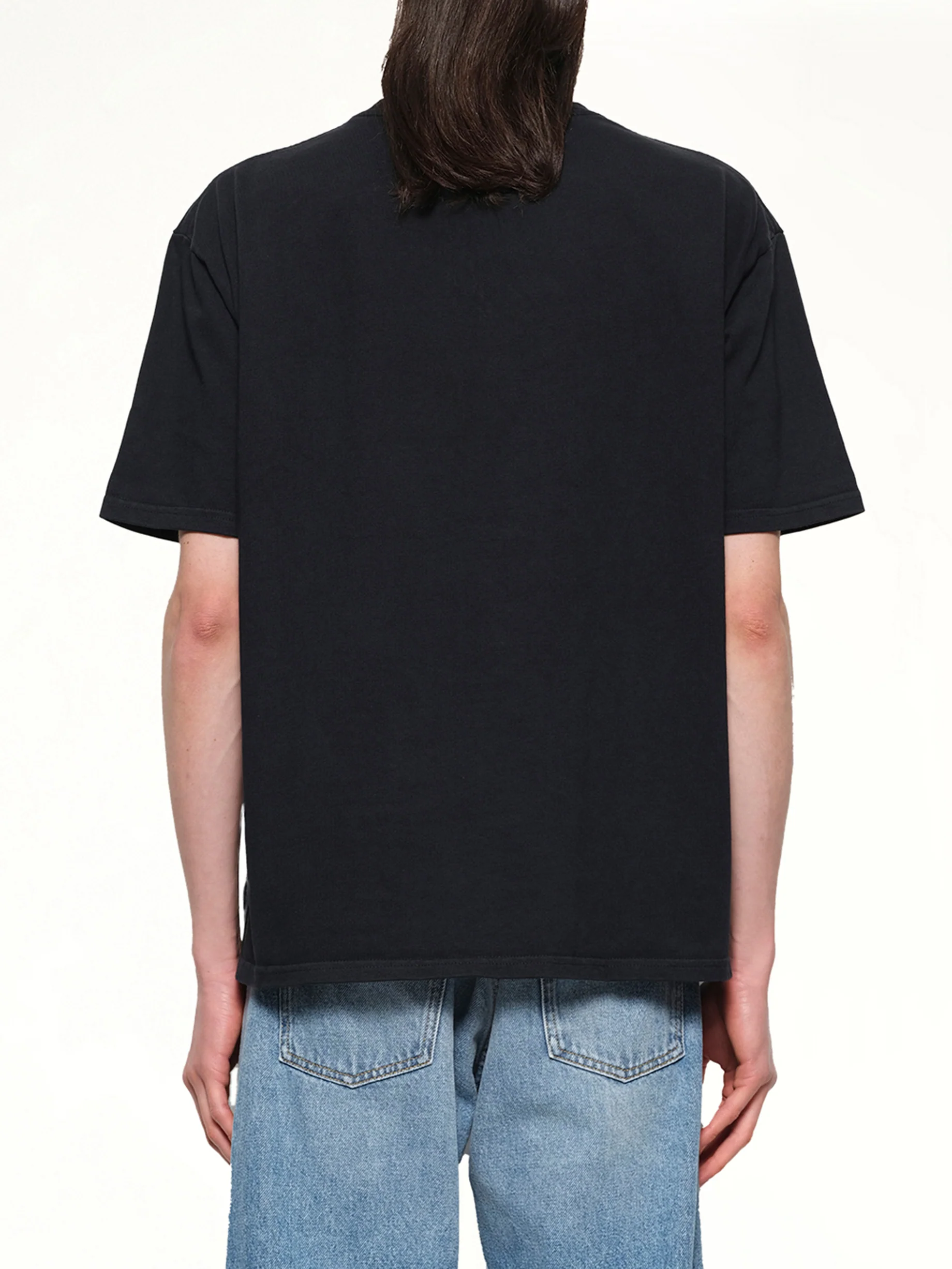 Rhude Collegiate Crest T-Shirt in Vintage Black - Image 6