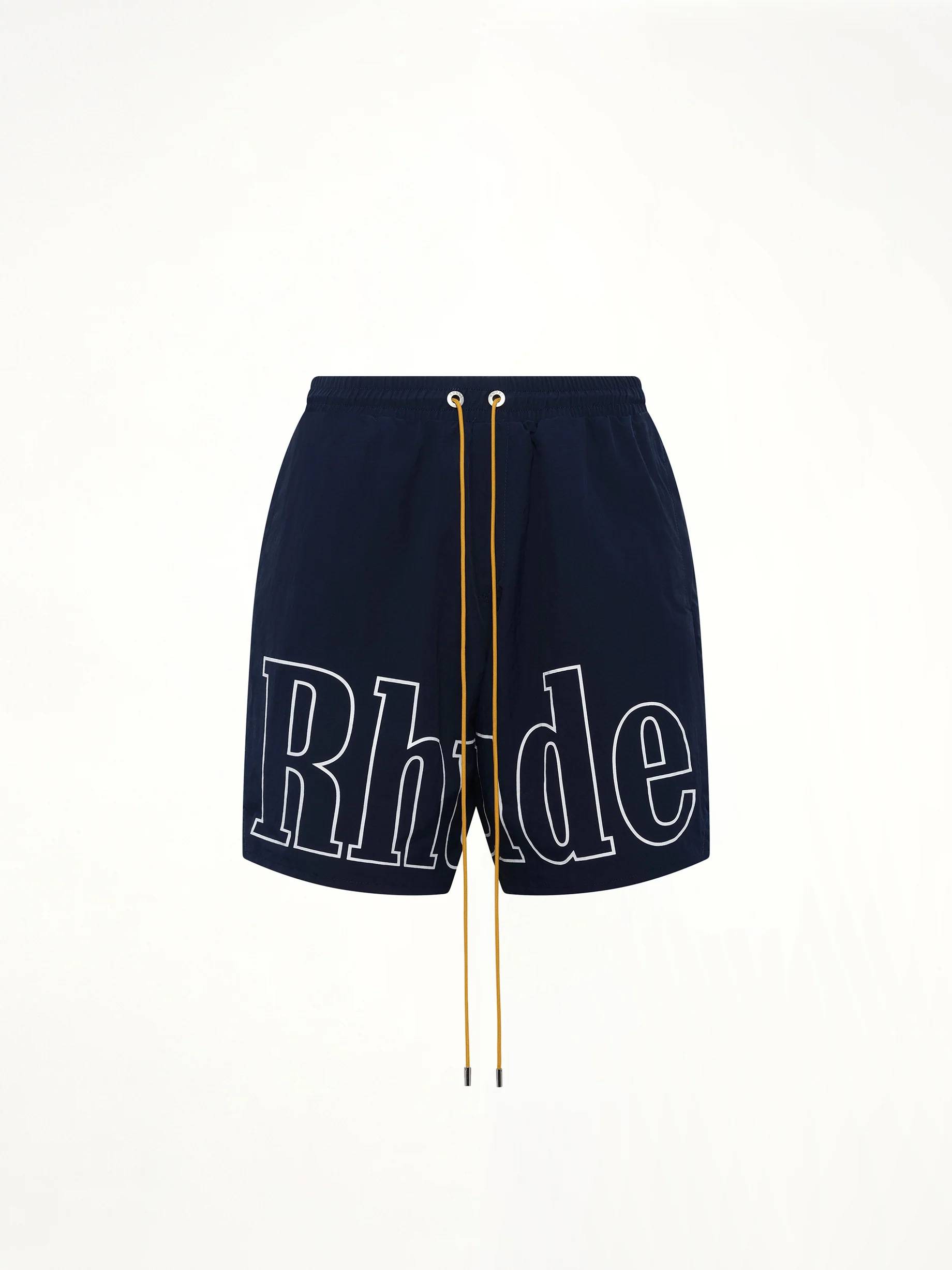 Rhude Logo Shorts in Navy - Image 2