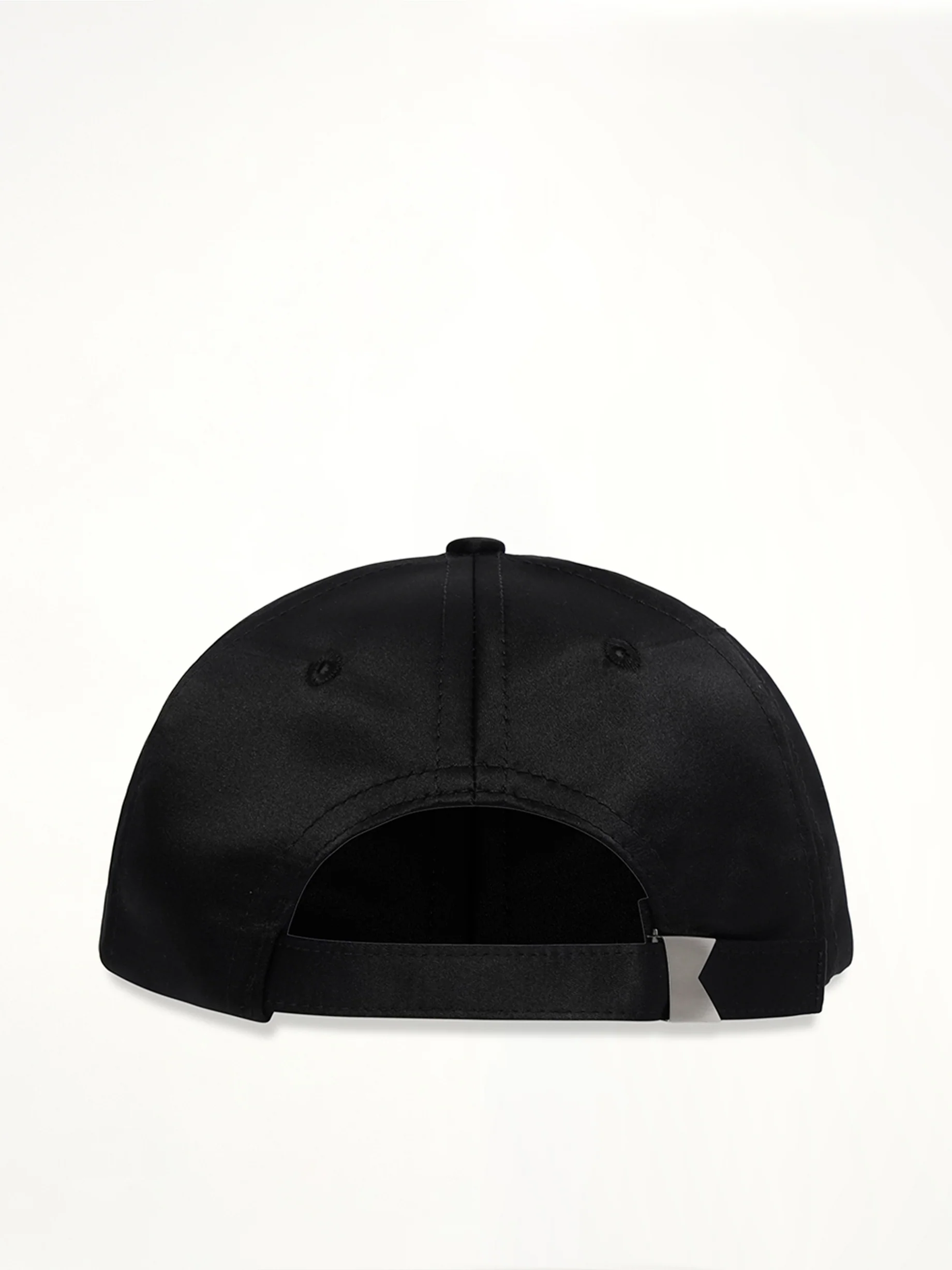 Rhude Sports Club Curved Brim Hat in Black - Image 3