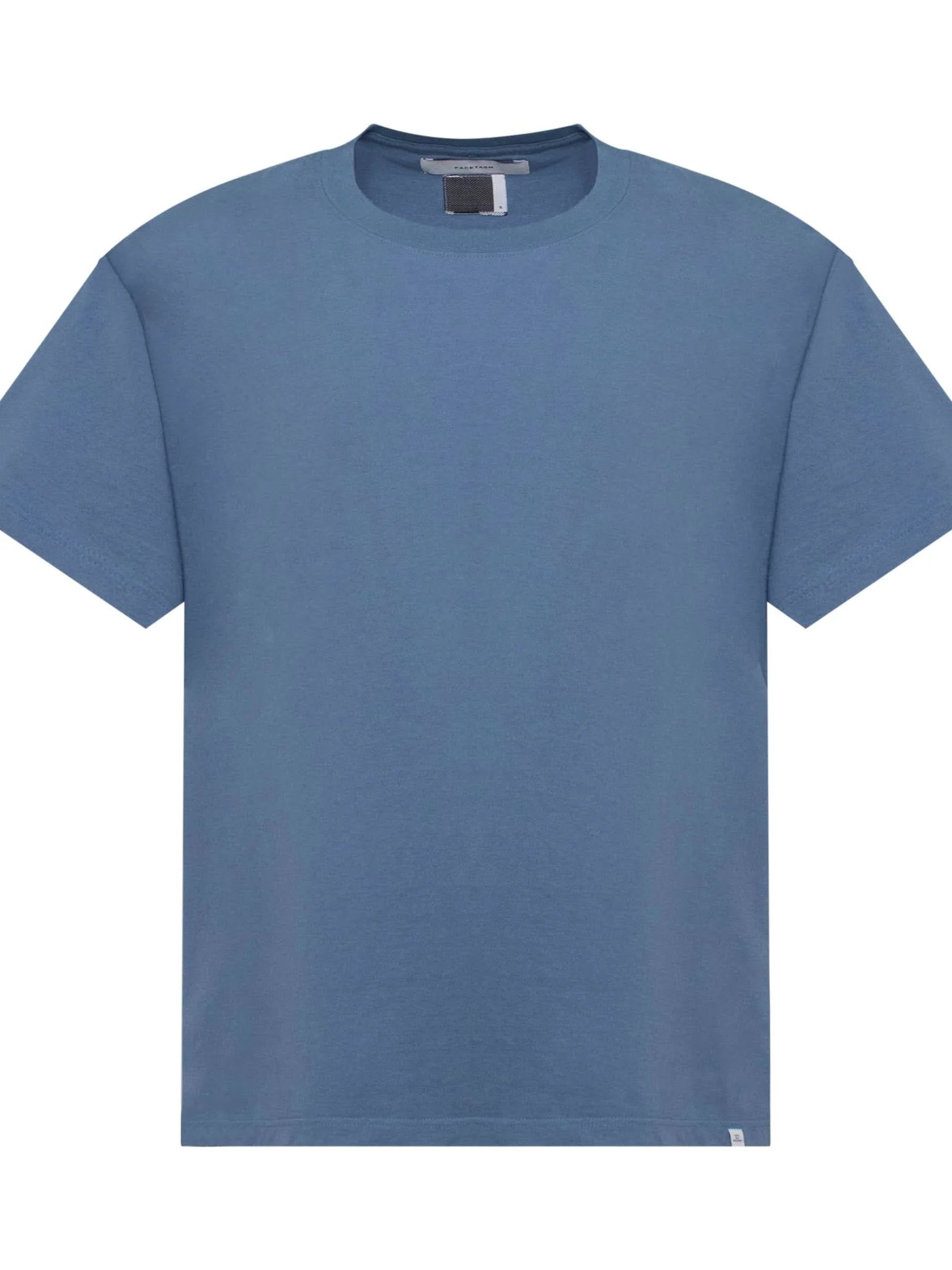 Rib Big T-Shirt in Blue