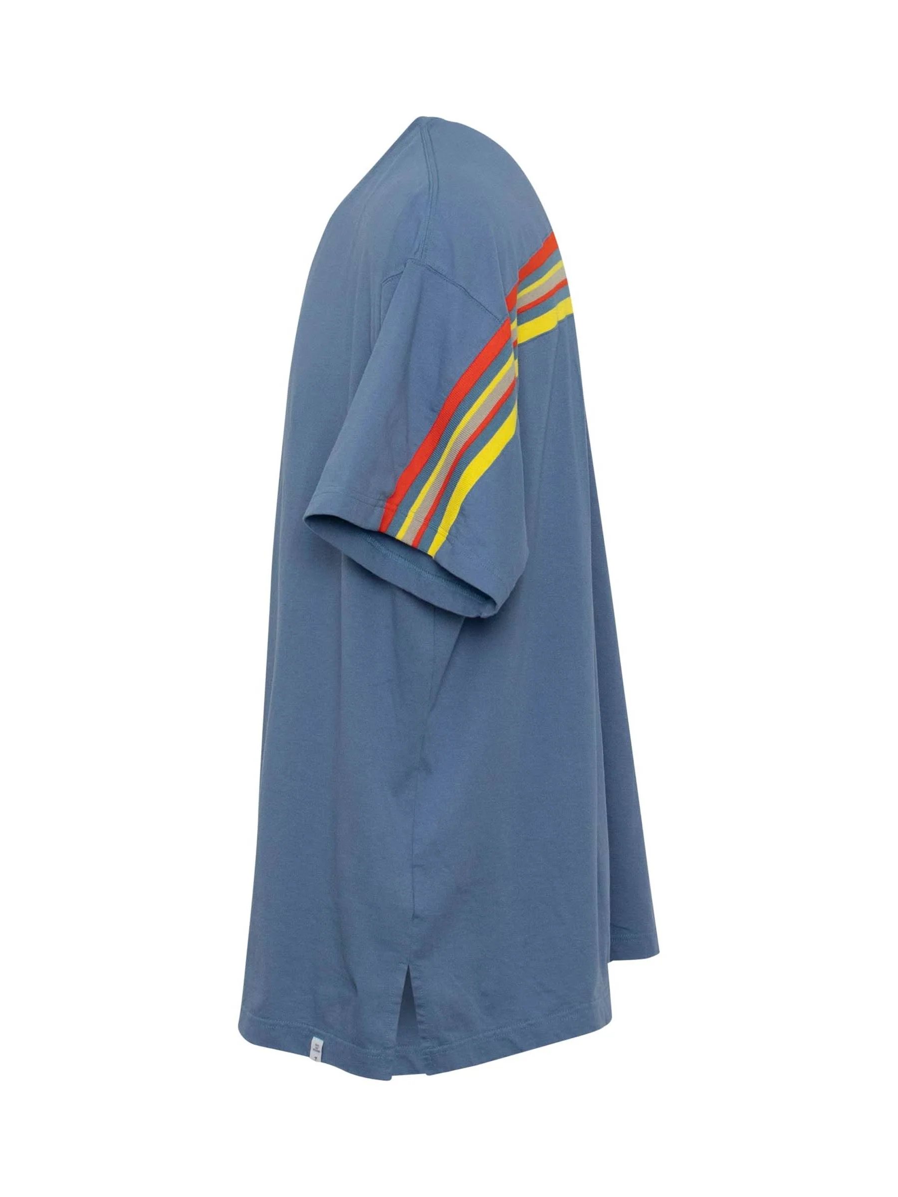 Rib Big T-Shirt in Blue - Image 3