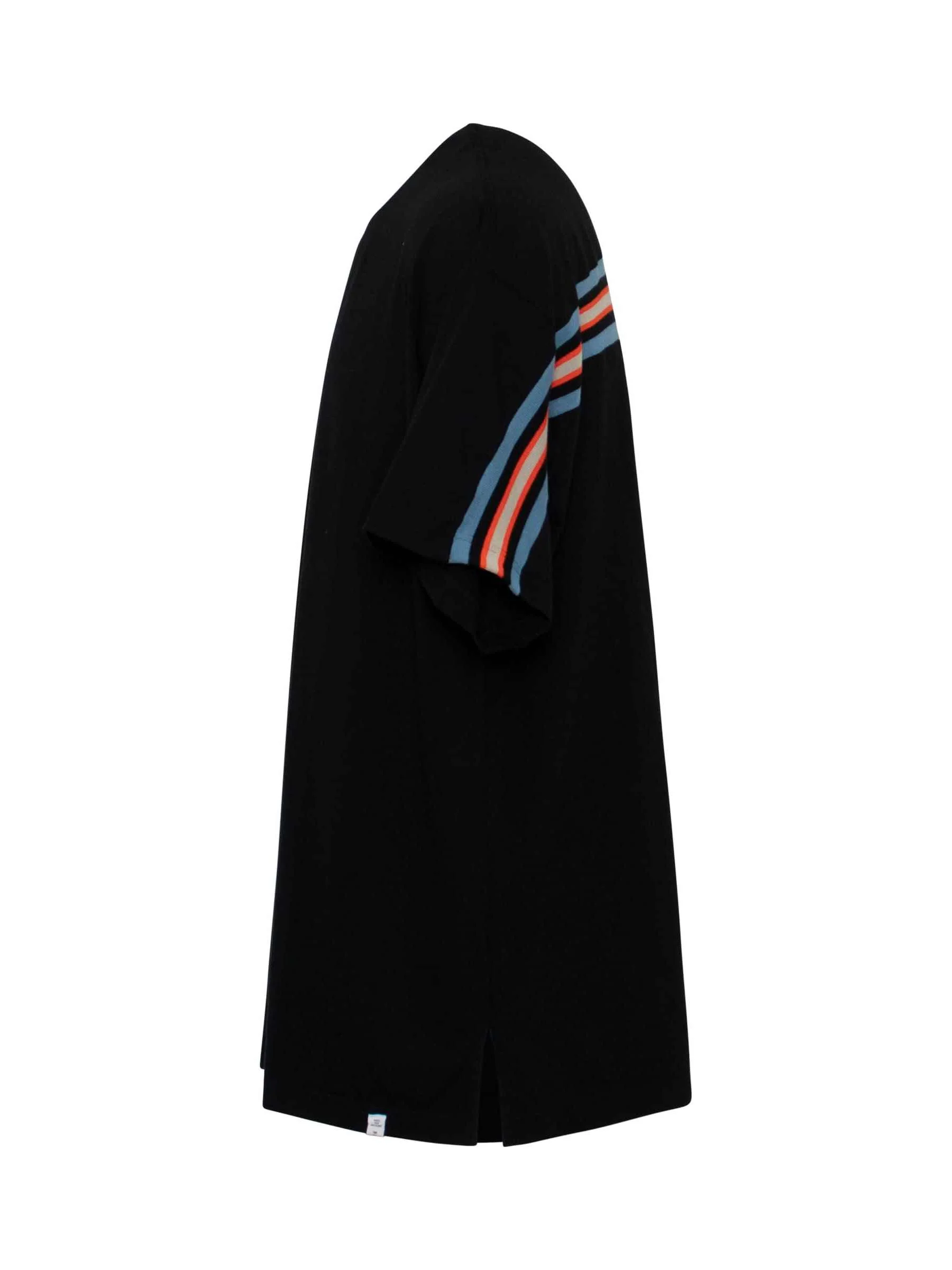 Rib Big T-Shirt in Black - Image 3