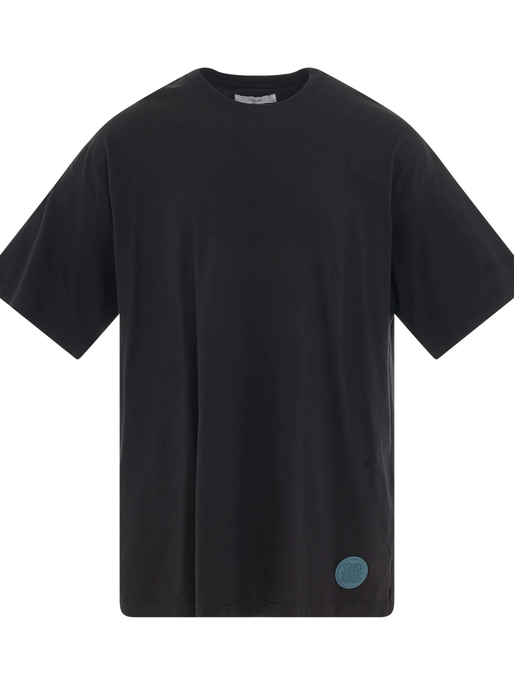 Rib Big T-Shirt in Black