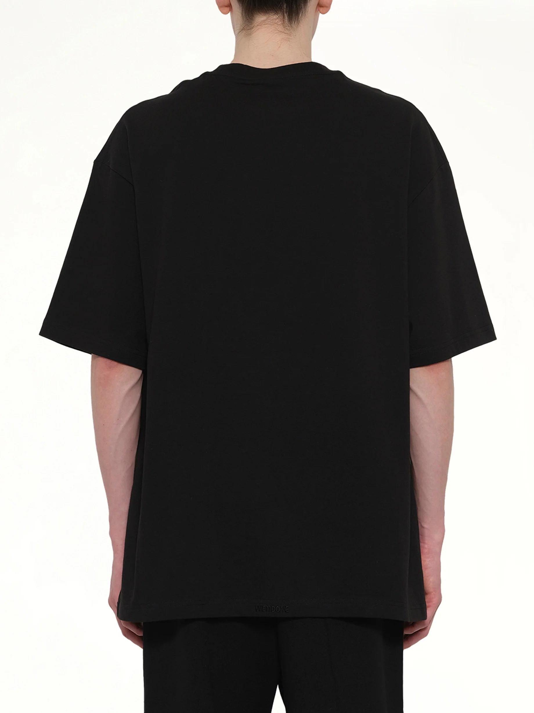 Ribbon Multi-Logo T-Shirt in Black - Image 5