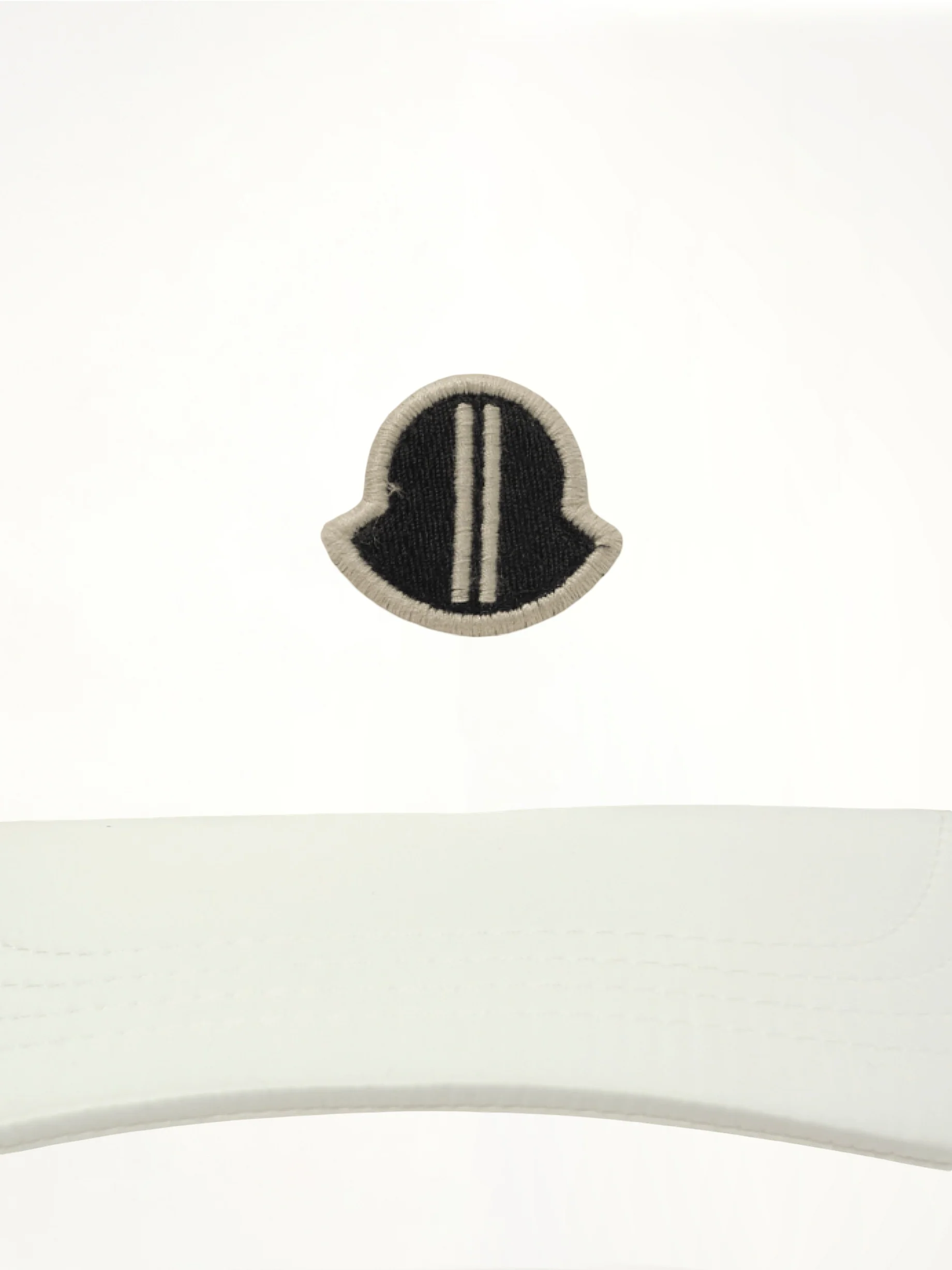 Rick Owens x Moncler Baseball Hat in Milk - Image 3