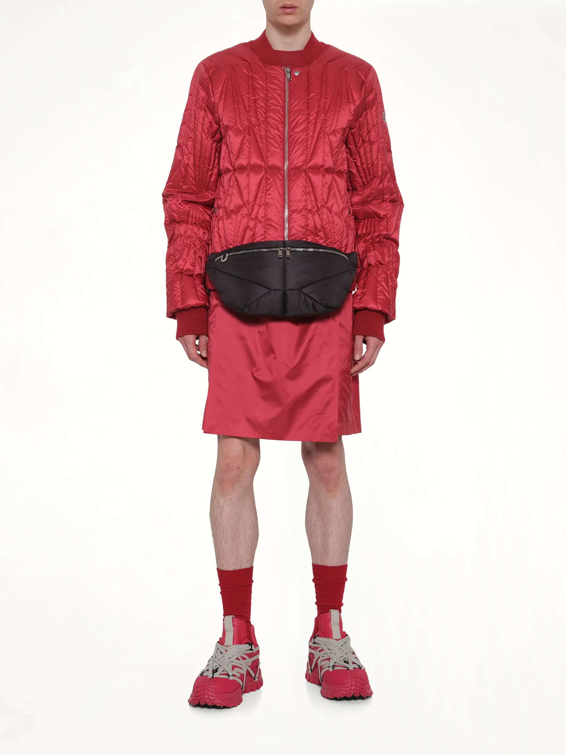 Rick Owens x Moncler Bumbag in Black - Image 4