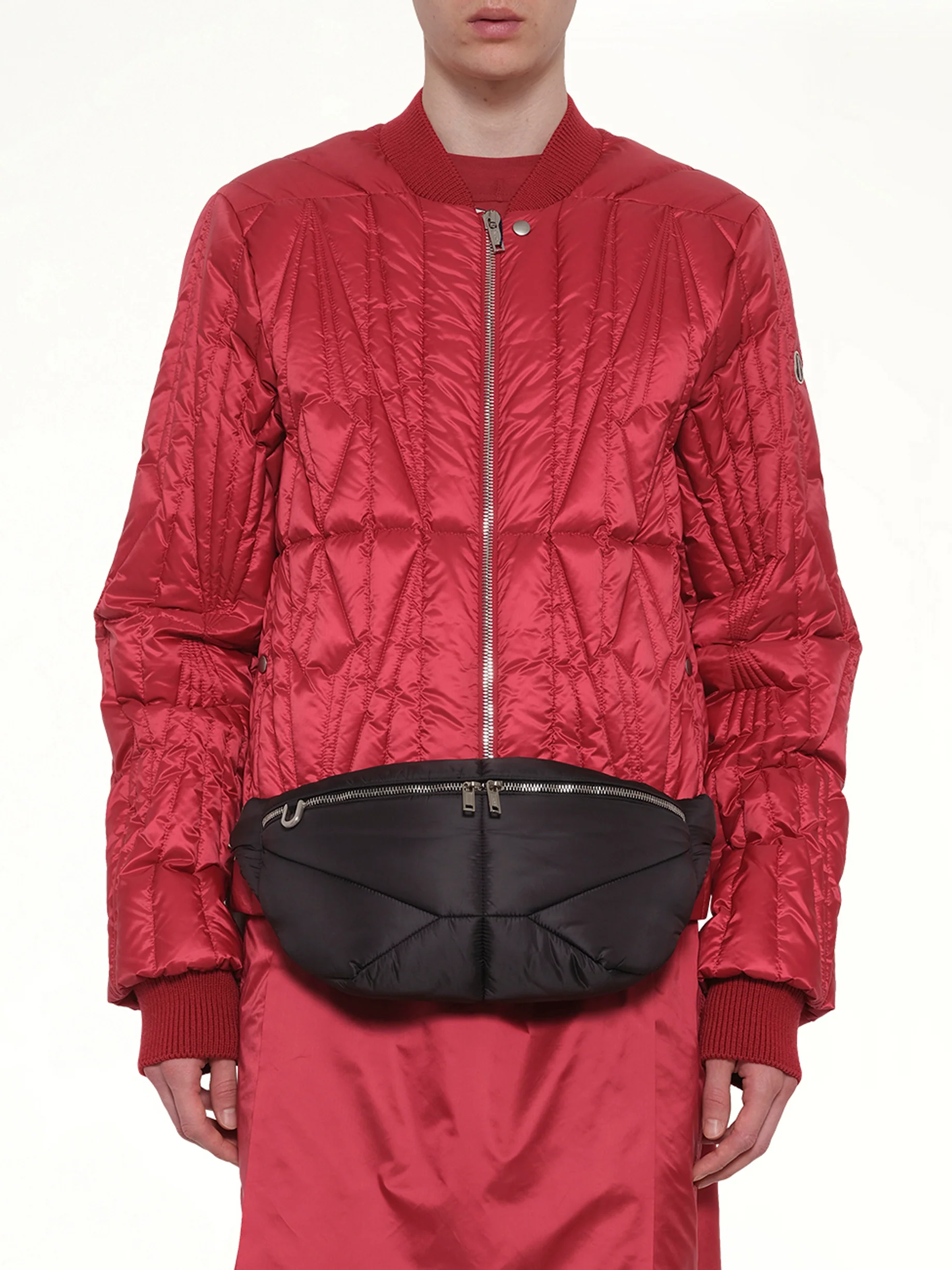 Rick Owens x Moncler Bumbag in Black - Image 7
