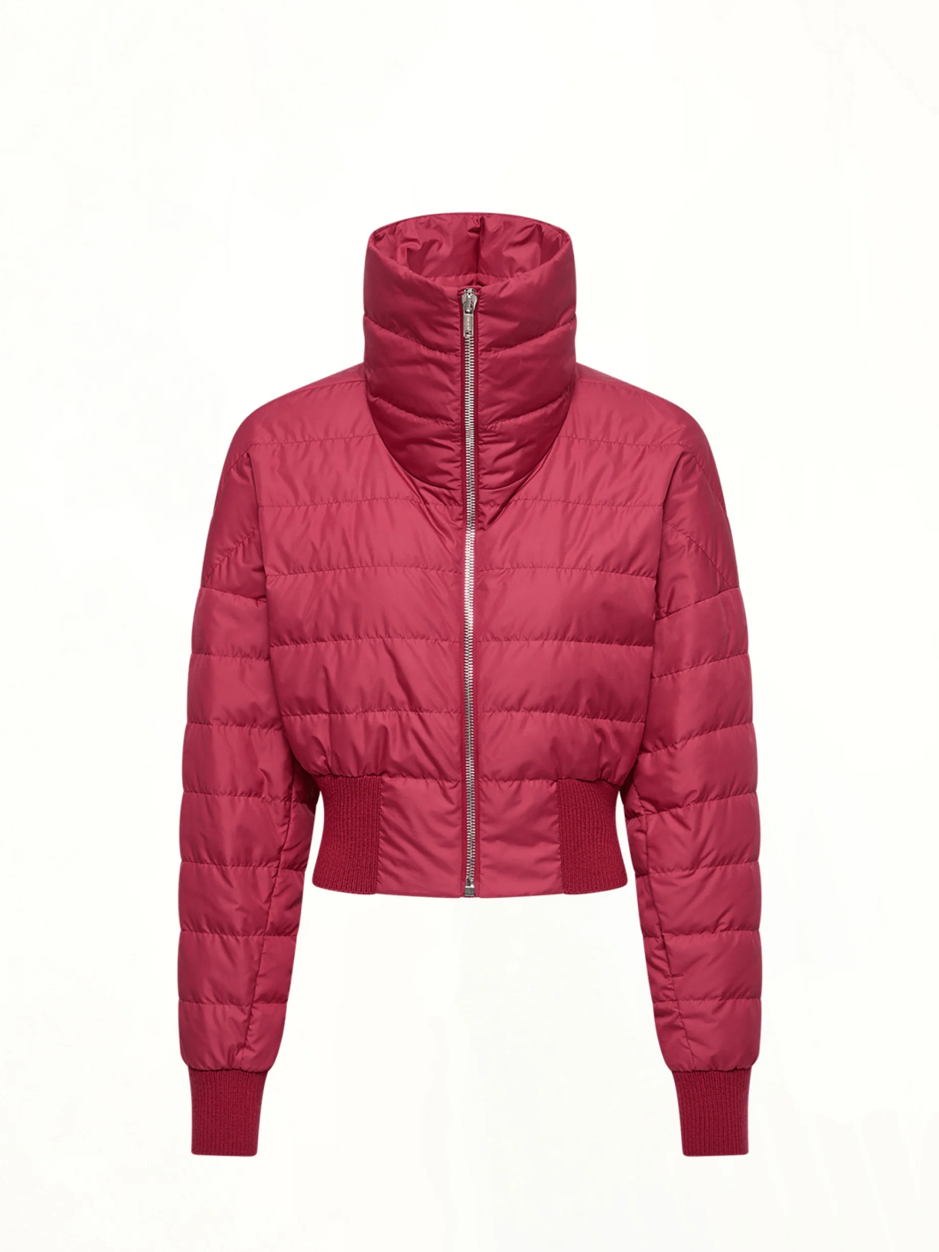 Rick Owens x Moncler Cropped Jacket in Carnelian - Image 2
