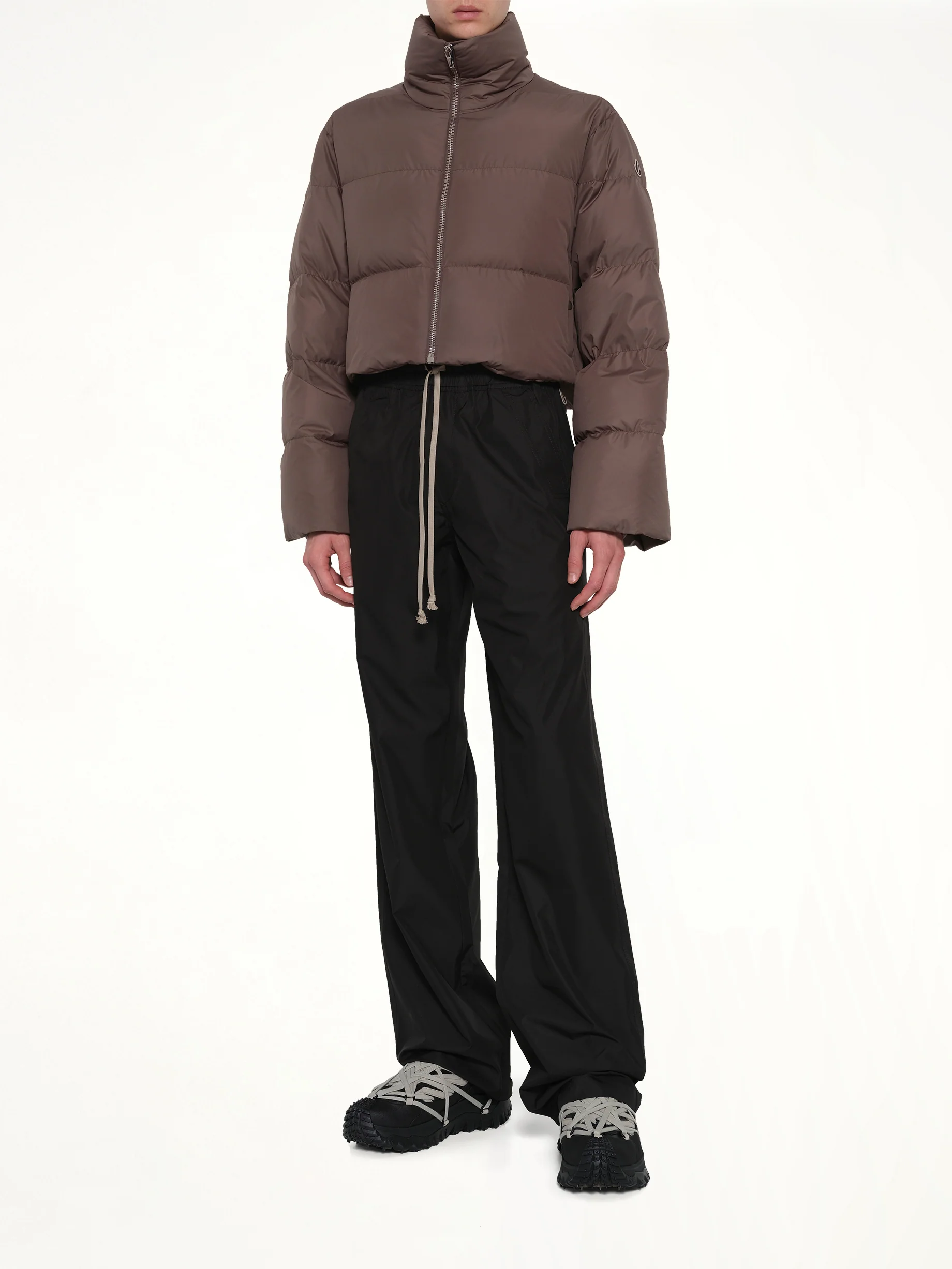 Rick Owens x Moncler Drawstring Pants in Black - Image 4