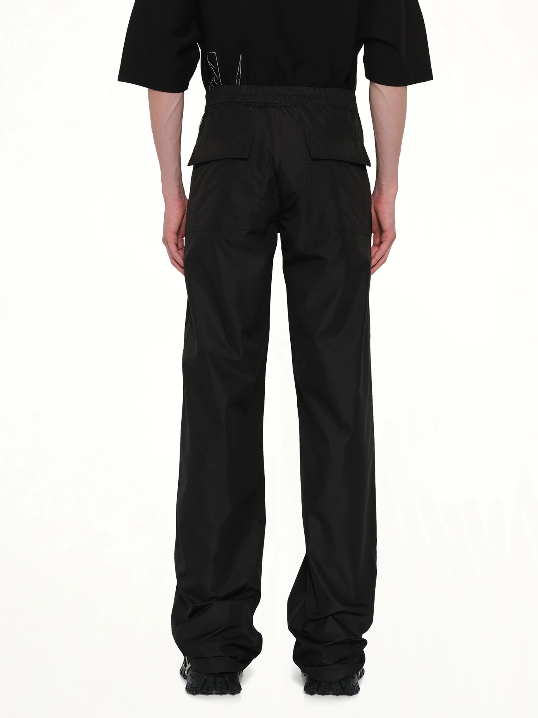 Rick Owens x Moncler Drawstring Pants in Black - Image 5