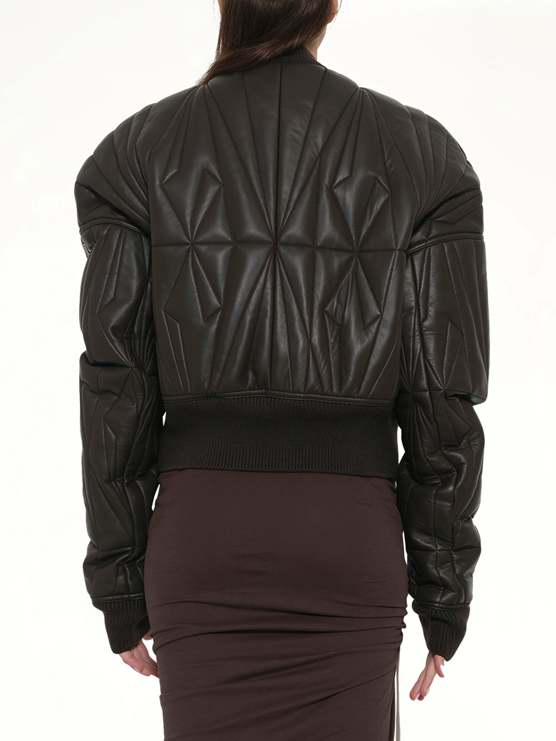 Rick Owens x Moncler Geocamo Cropped Jacket in Dark Dust - Image 5
