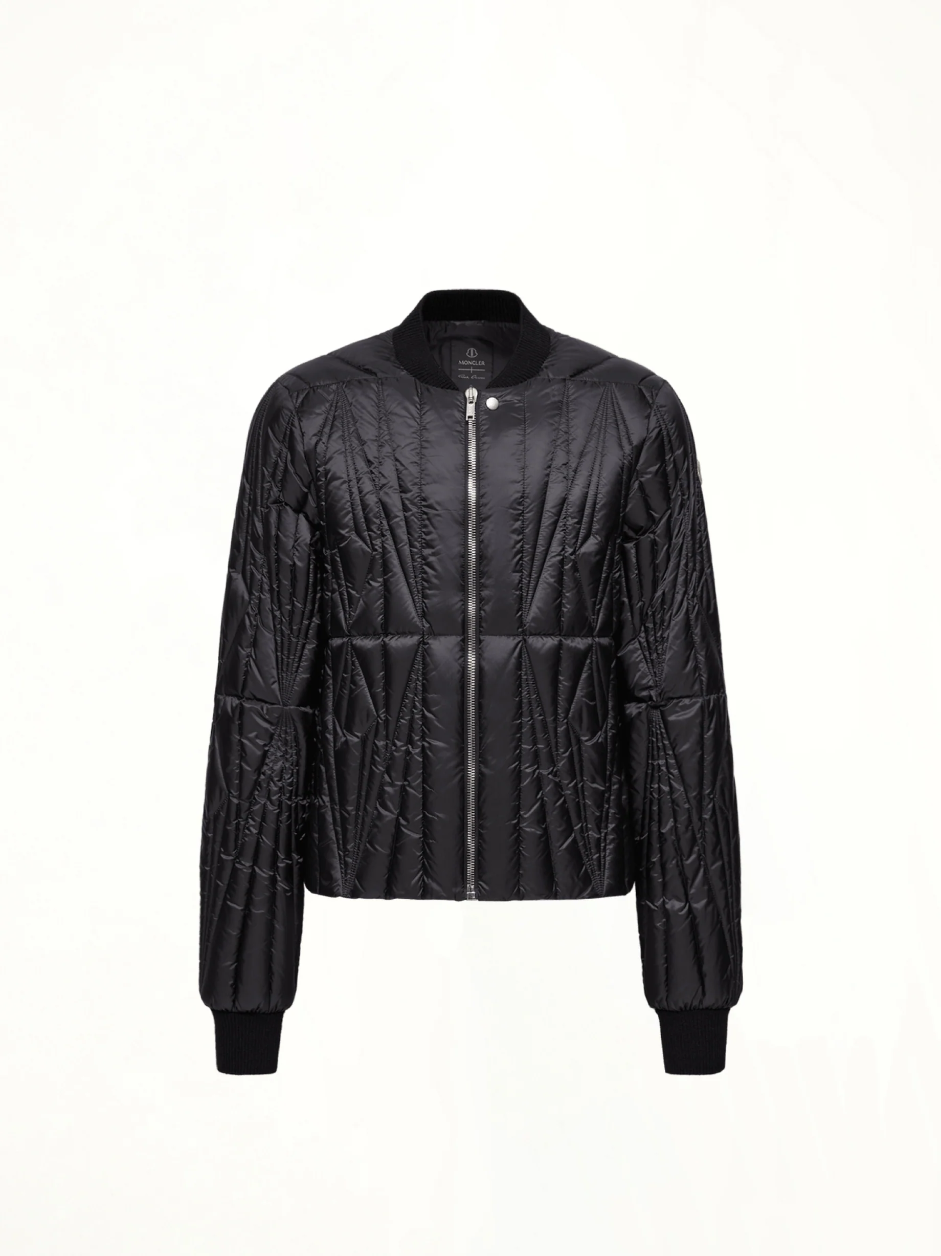 Rick Owens x Moncler Geocamo Flight Jacket in Black - Image 2