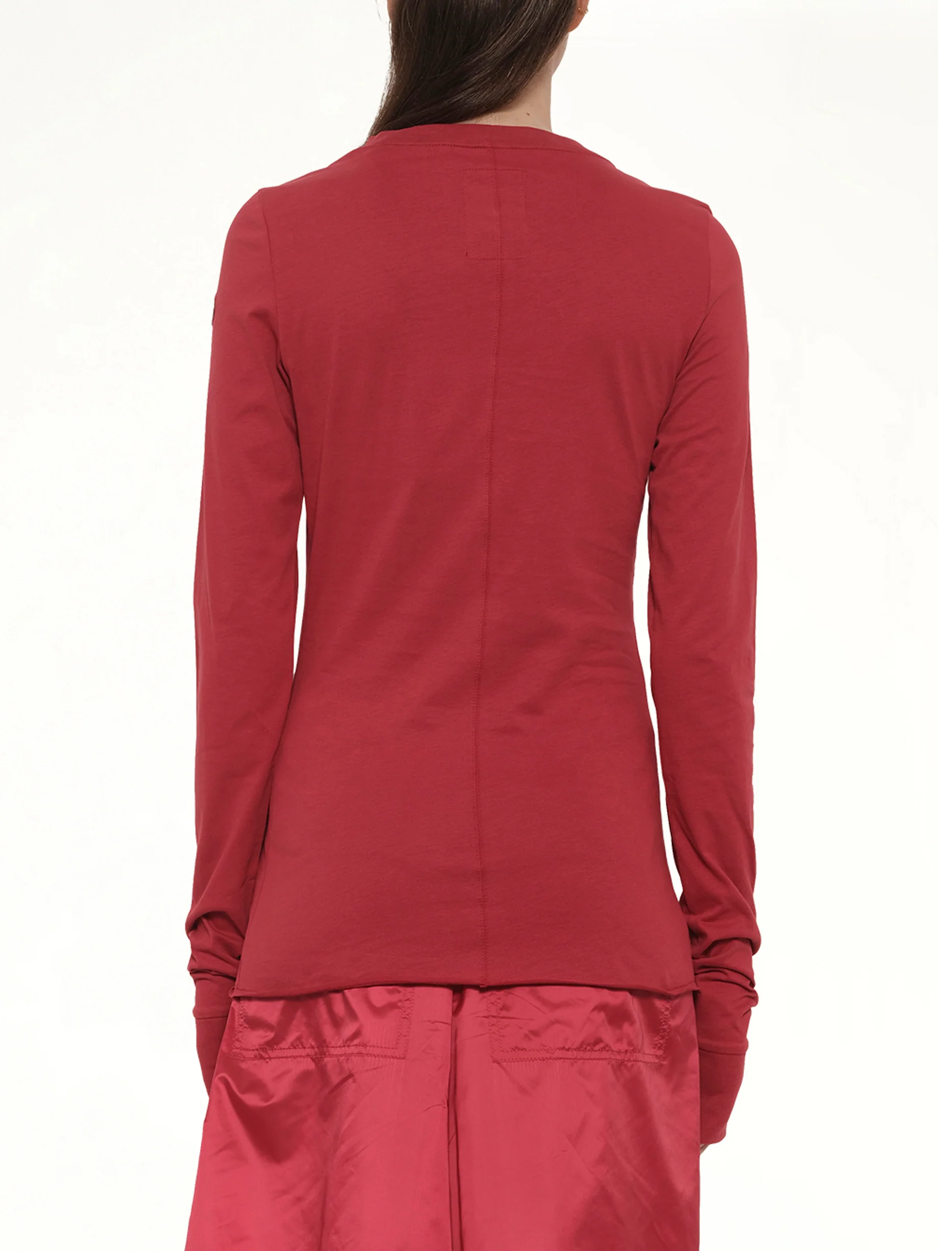 Rick Owens x Moncler Girder LS T in Carnelian - Image 5