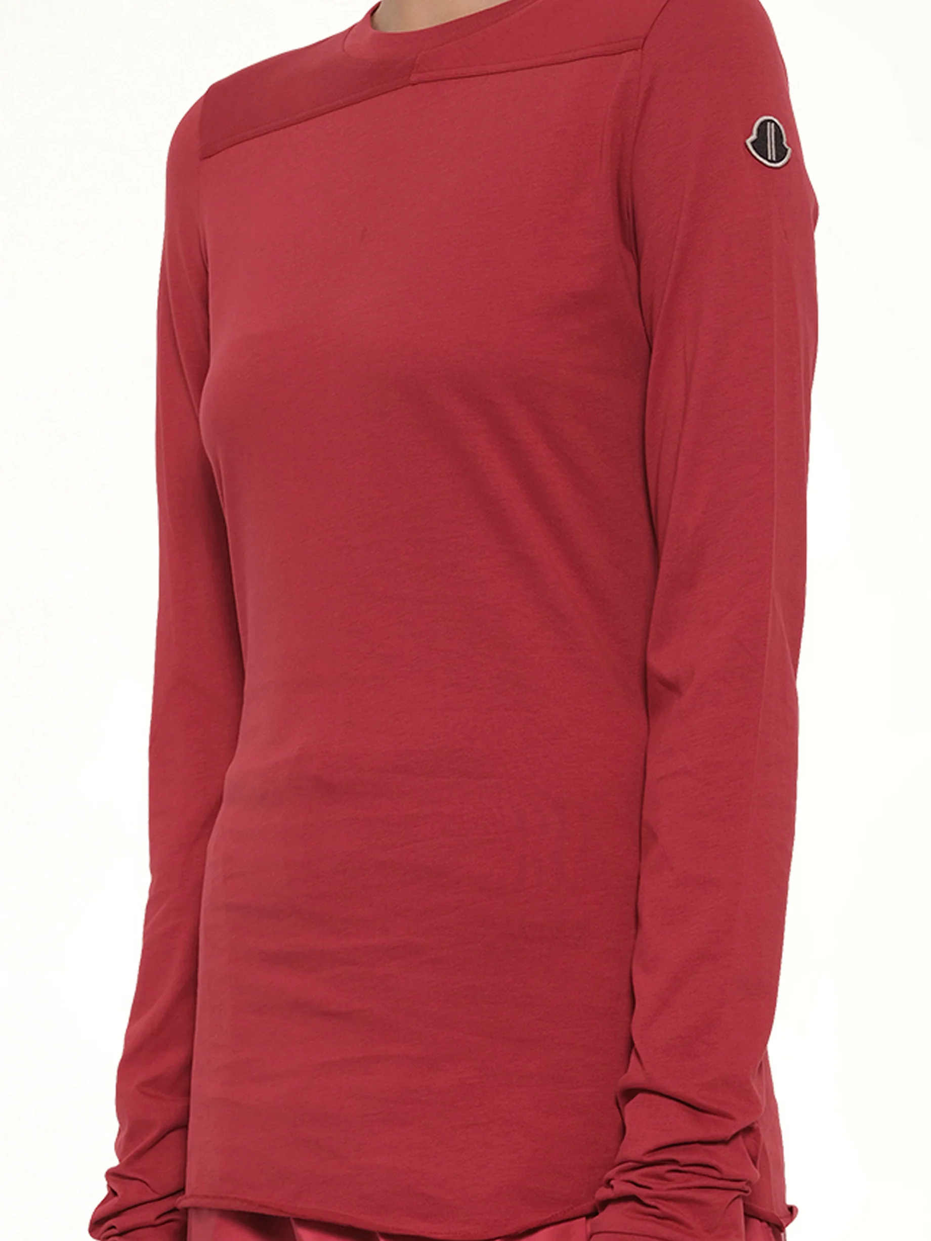 Rick Owens x Moncler Girder LS T in Carnelian - Image 6