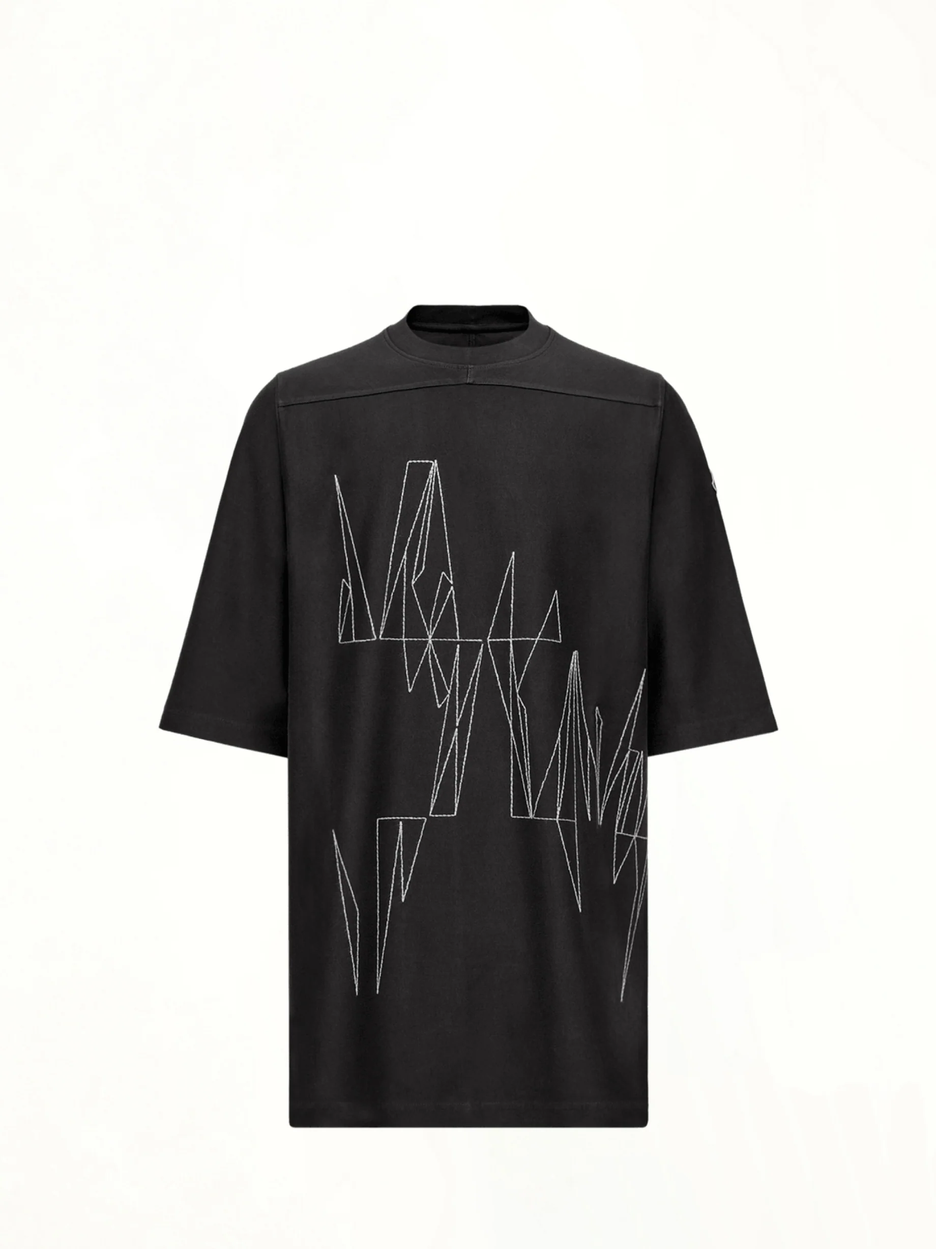 Rick Owens x Moncler Jumbo SS T in Black - Image 2