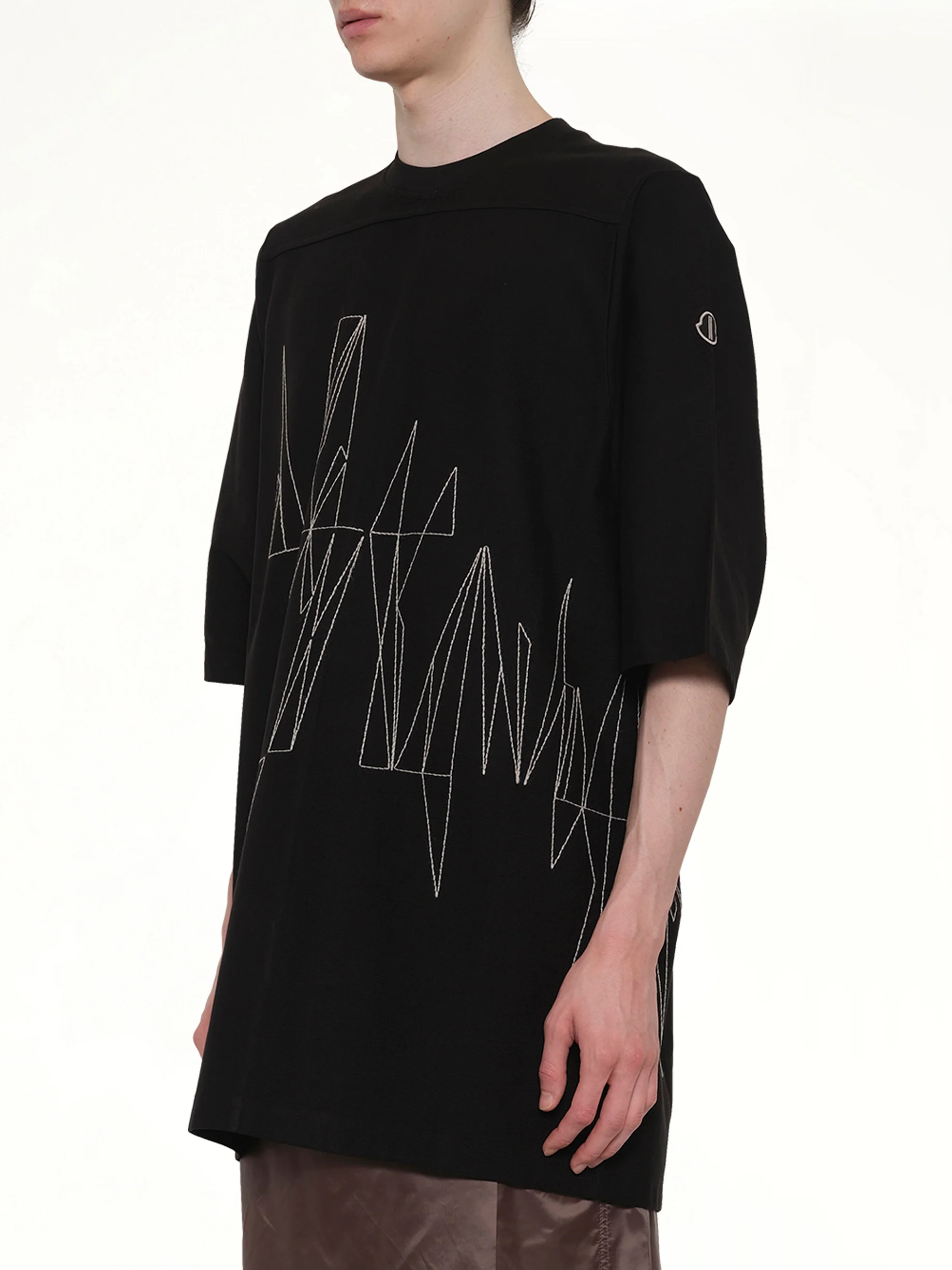 Rick Owens x Moncler Jumbo SS T in Black - Image 3